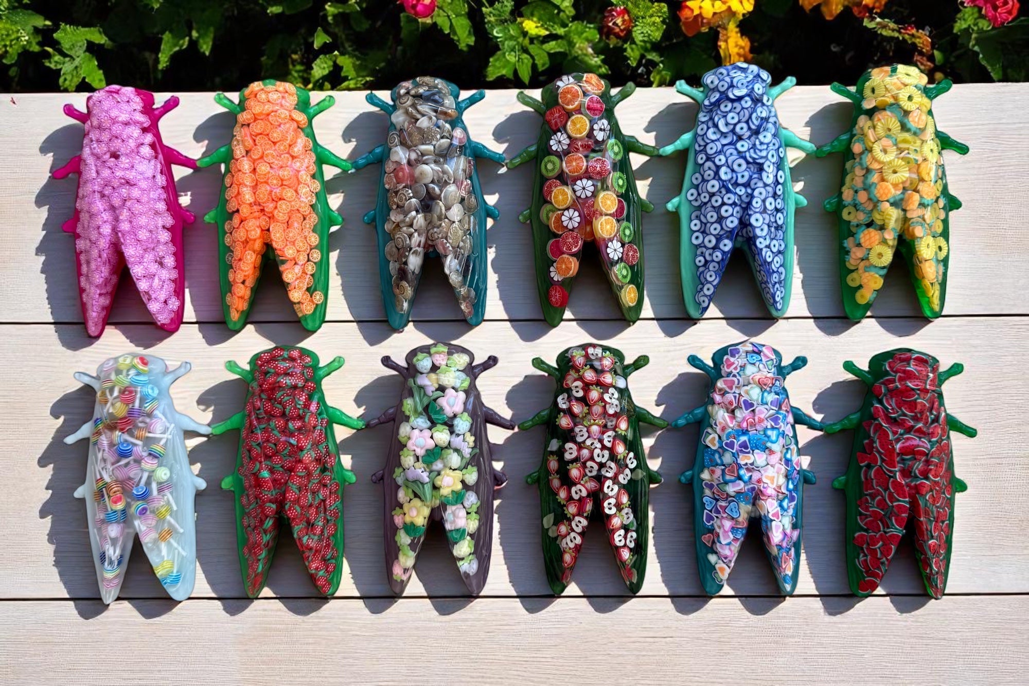 Cigalou en résine époxy unique – figurine surprise artisanale du Sud by Lolie'z