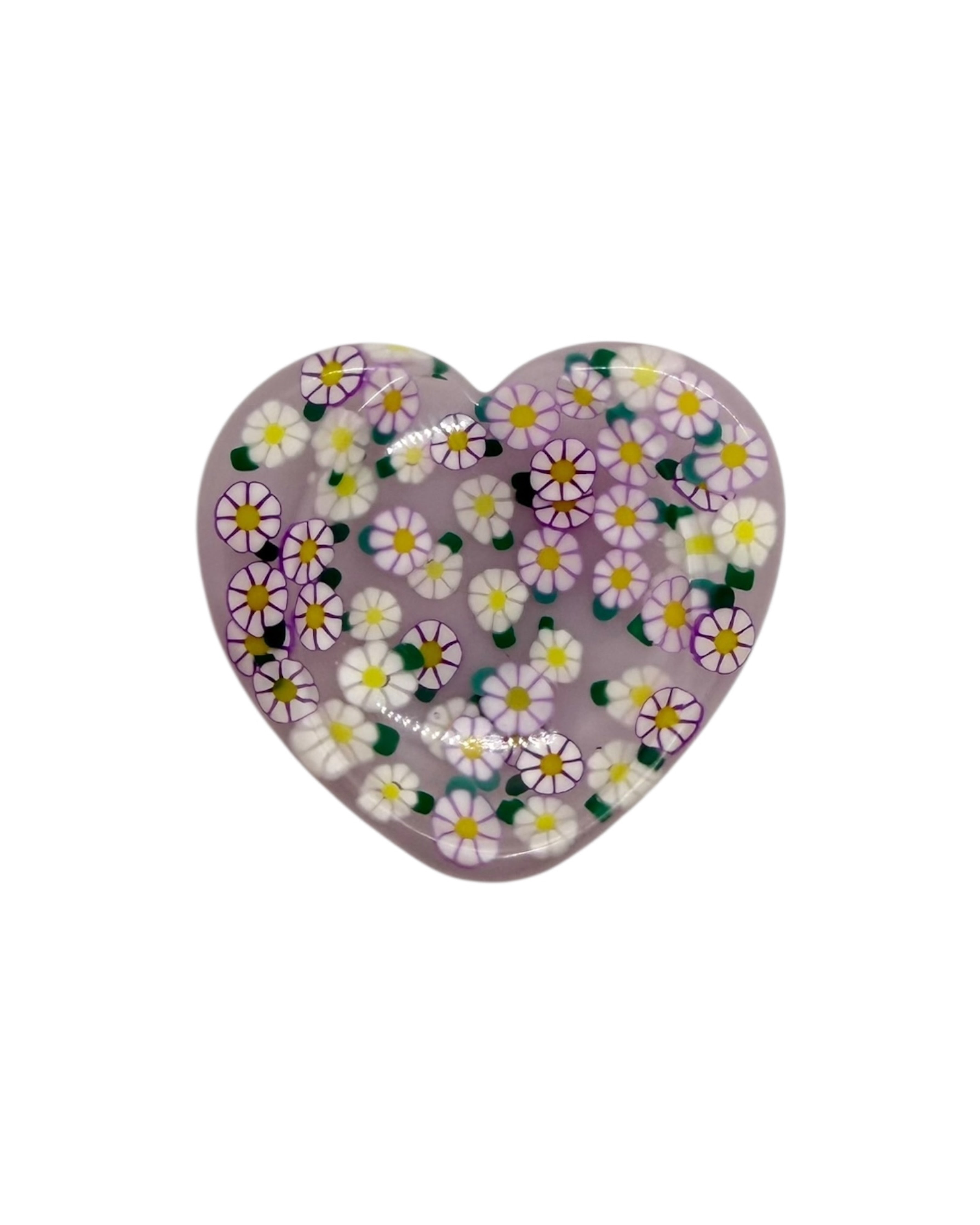 Calma est un galet anti-stress en forme de cœur, réalisé à la main en résine époxy, à la prise en main douce et réconfortante, conçu pour accompagner un geste lent et répétitif qui aide à relâcher la pression.