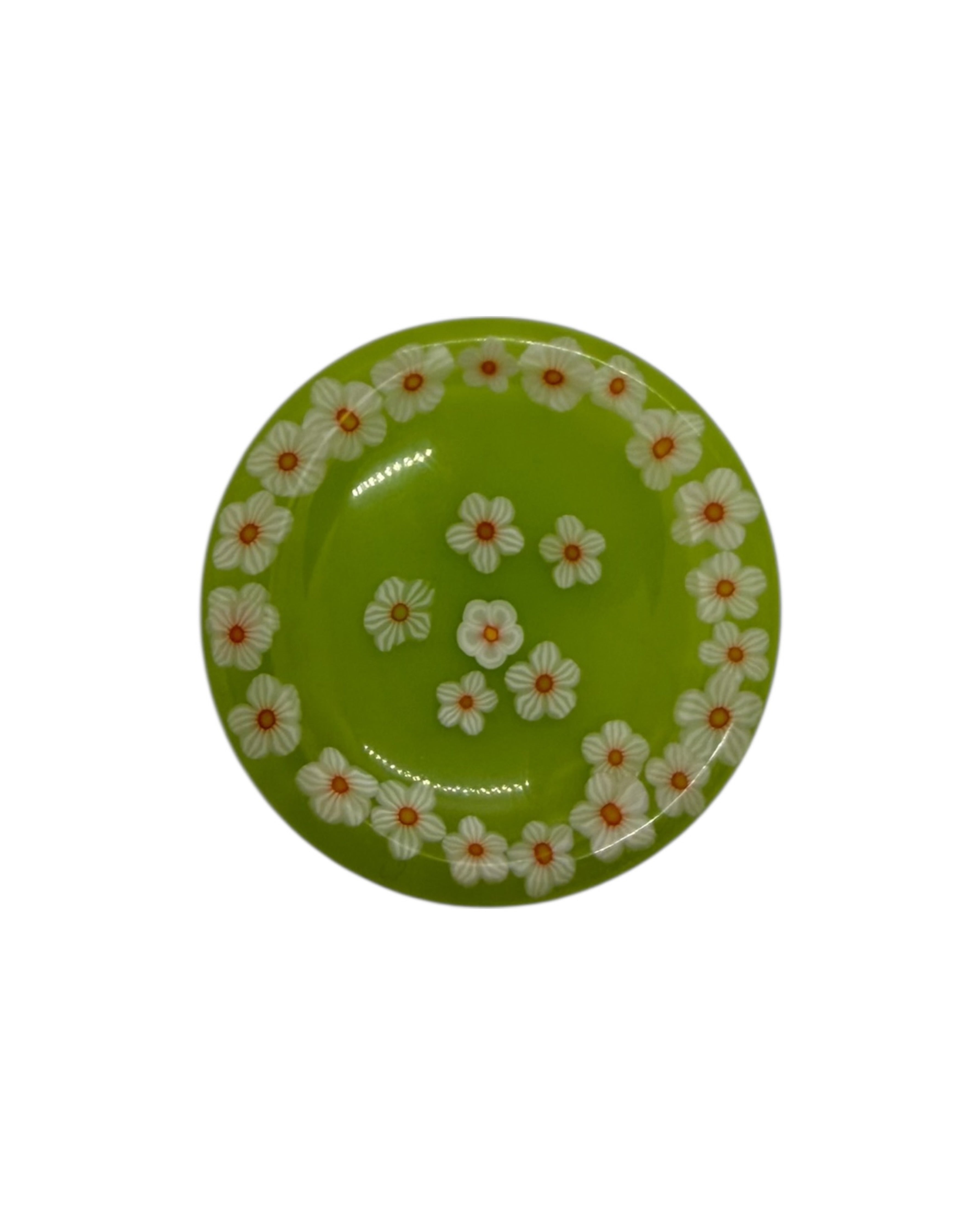 Galet anti-stress Halo en résine époxy artisanale, format rond et rassurant, pensé pour calmer les mains et l’esprit.