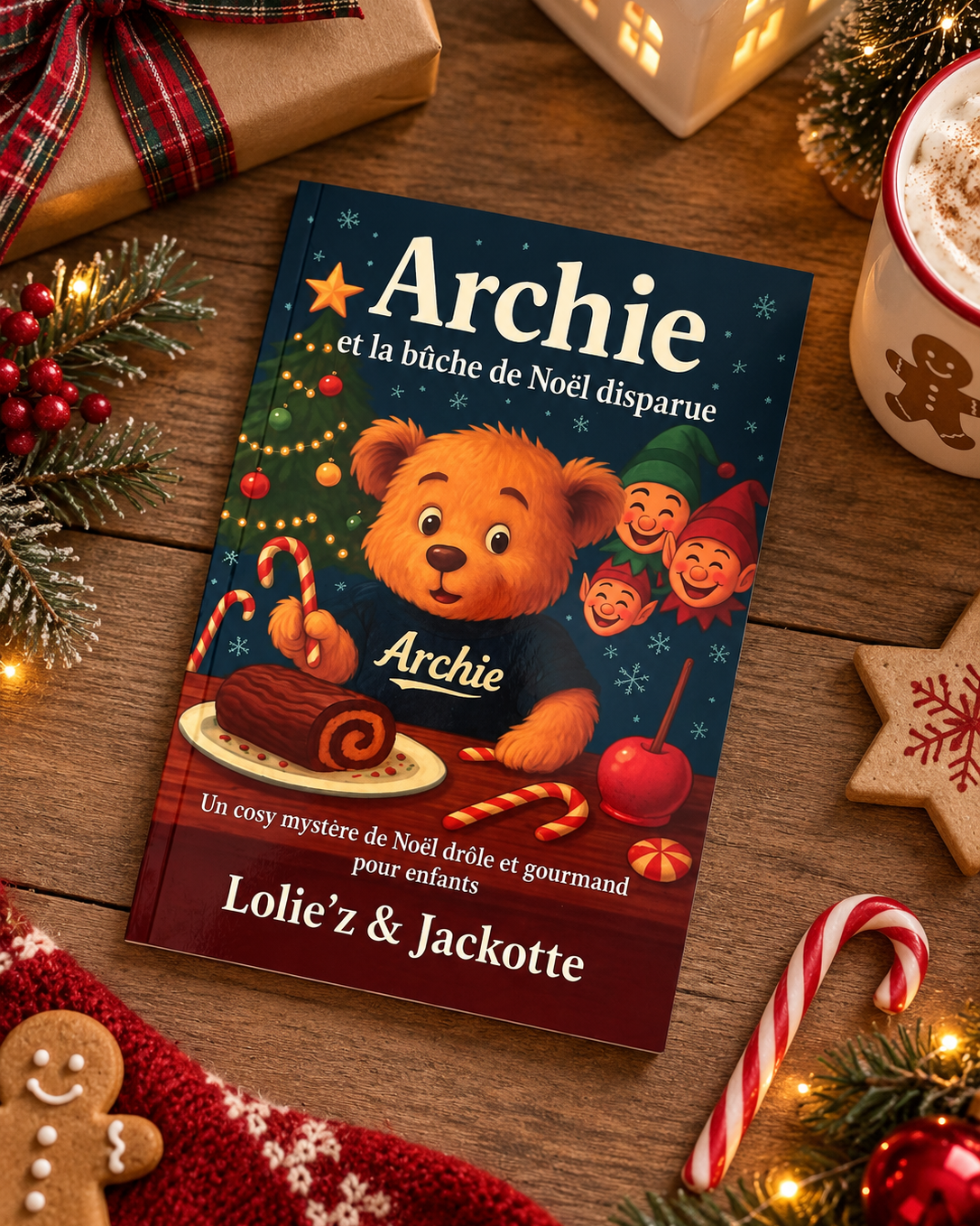 Livre jeunesse de Noël Archie à Floconville en couverture souple, une aventure drôle à lire en famille dès 6 ans.