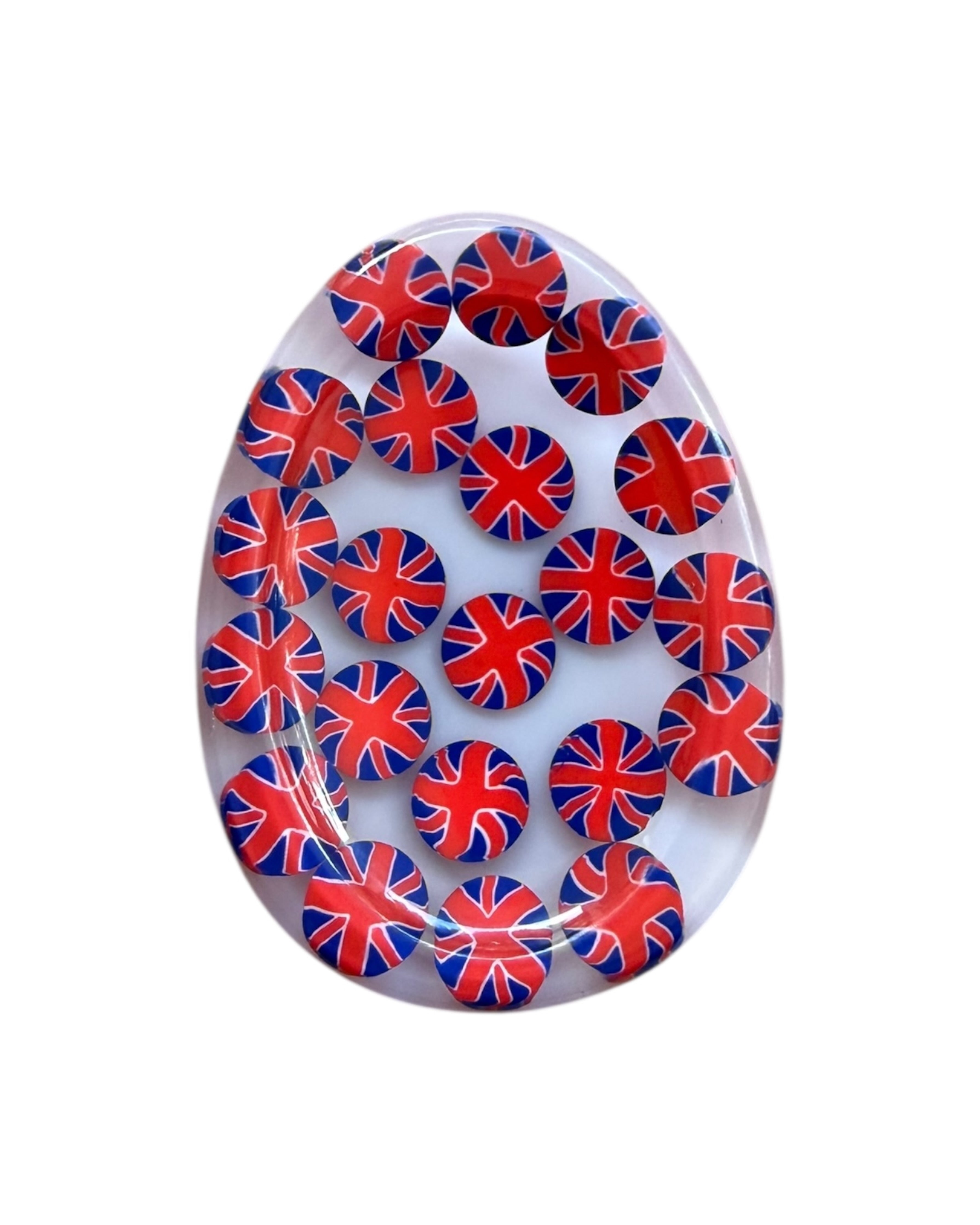 Galet anti stress Flow en resine epoxy fait main avec inclusions decoratives, piece unique a manipuler pour la relaxation et le bien etre. Lolie'z