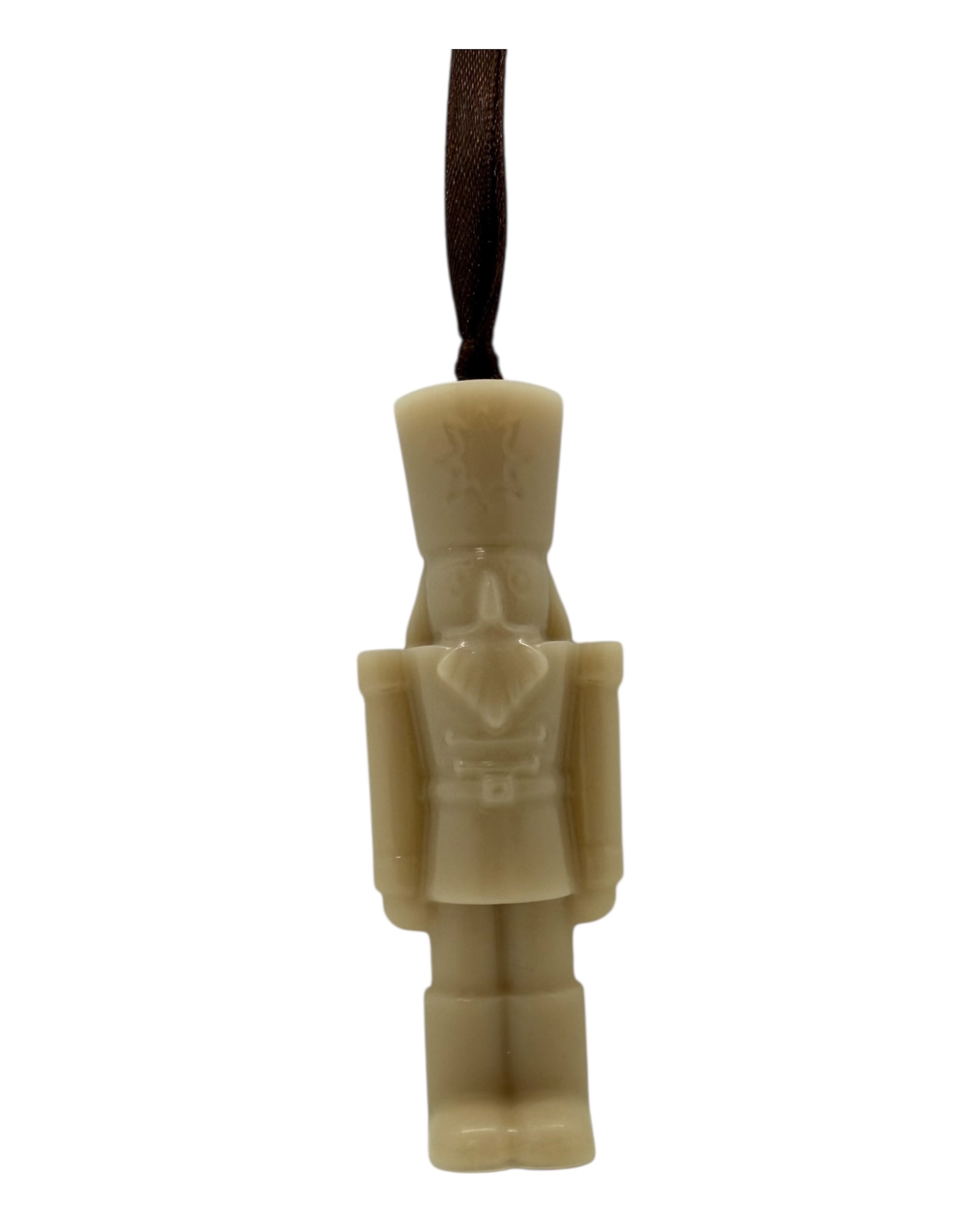 Phineas figurine casse noisette beige en resine epoxy loliez, ornement de Noel magique et feerique pour sapin