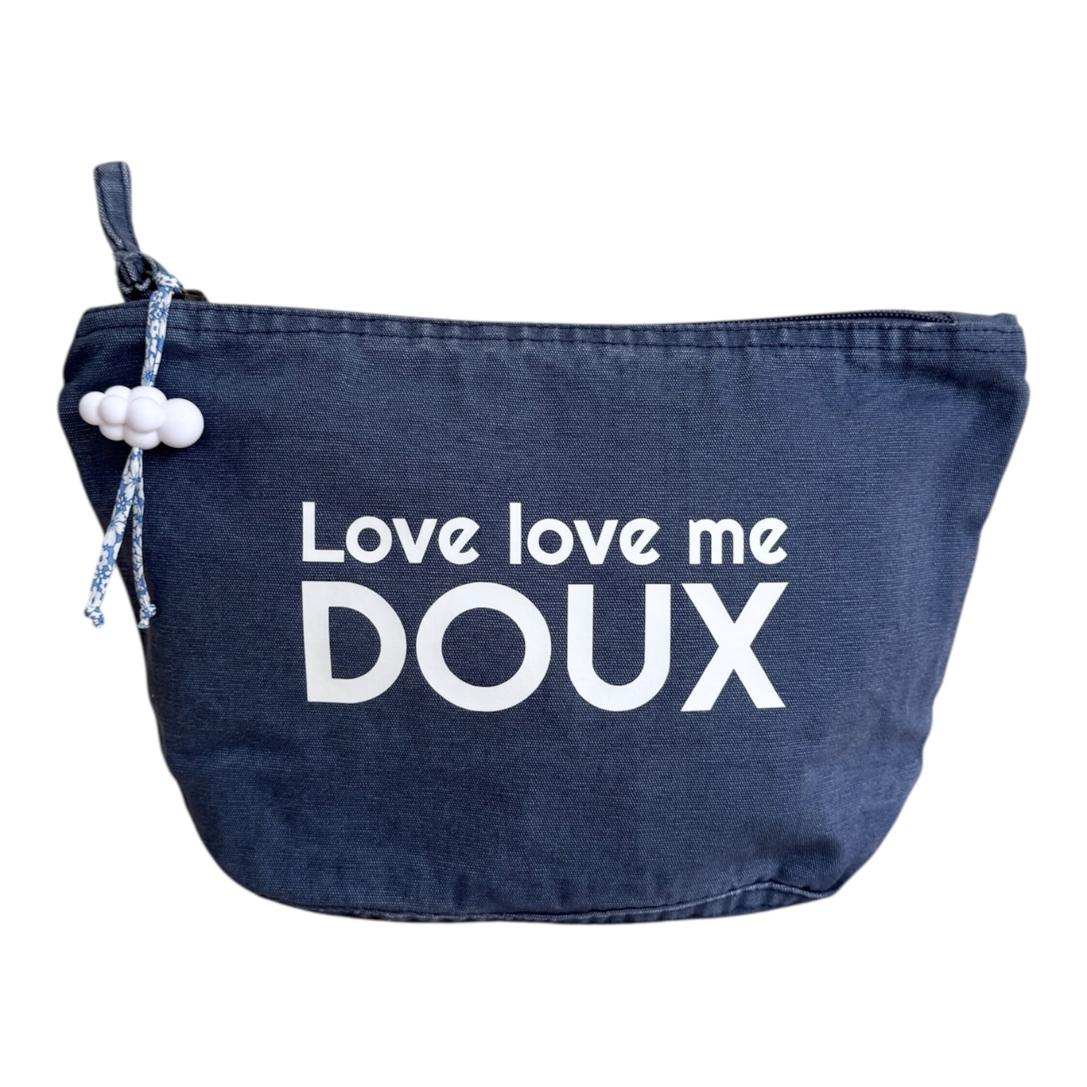 Pochette Poppy lolie'z love love me doux denim délavé
