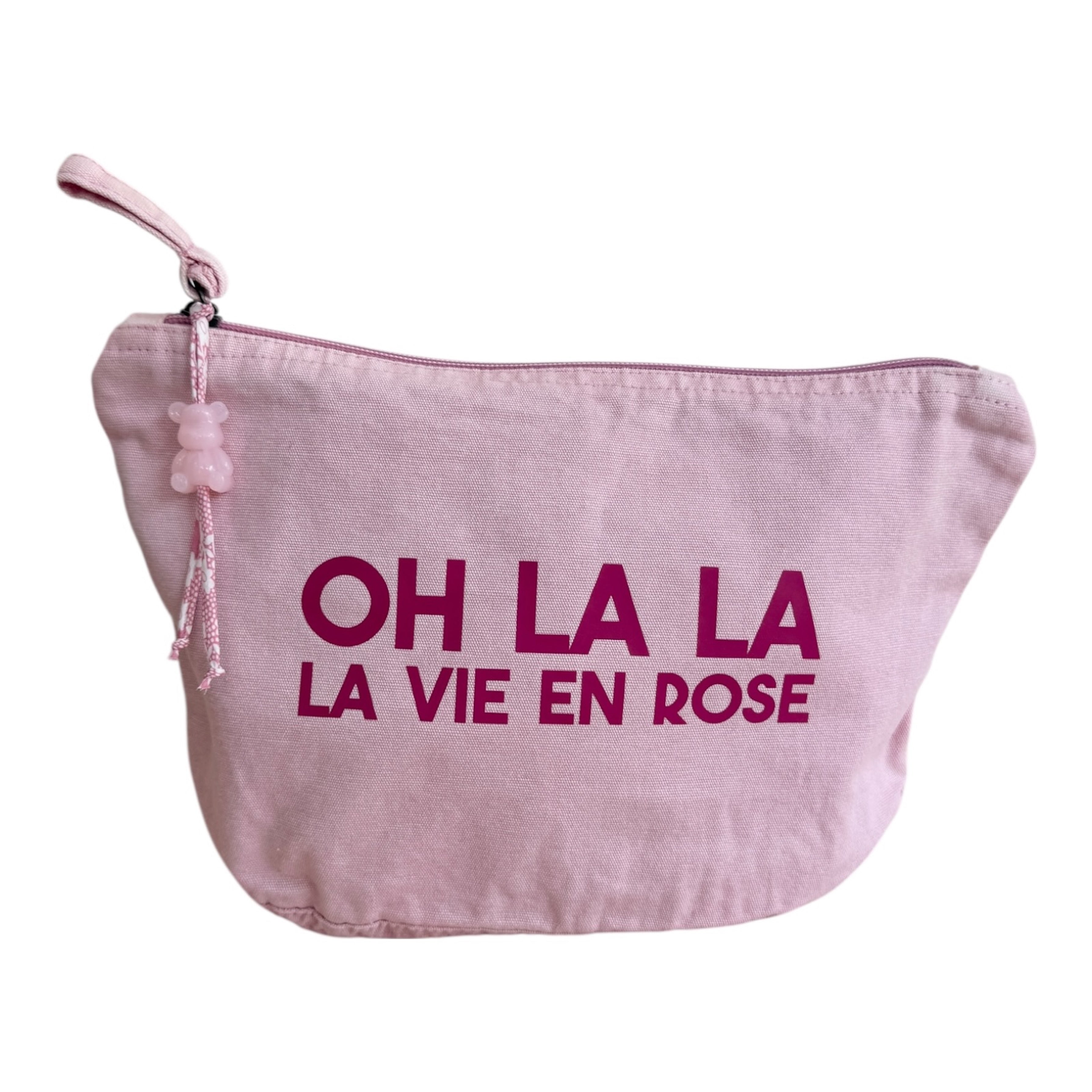 Pochette Poppy lolie'z oh la la la vie en rose. Couleur Rose délavé