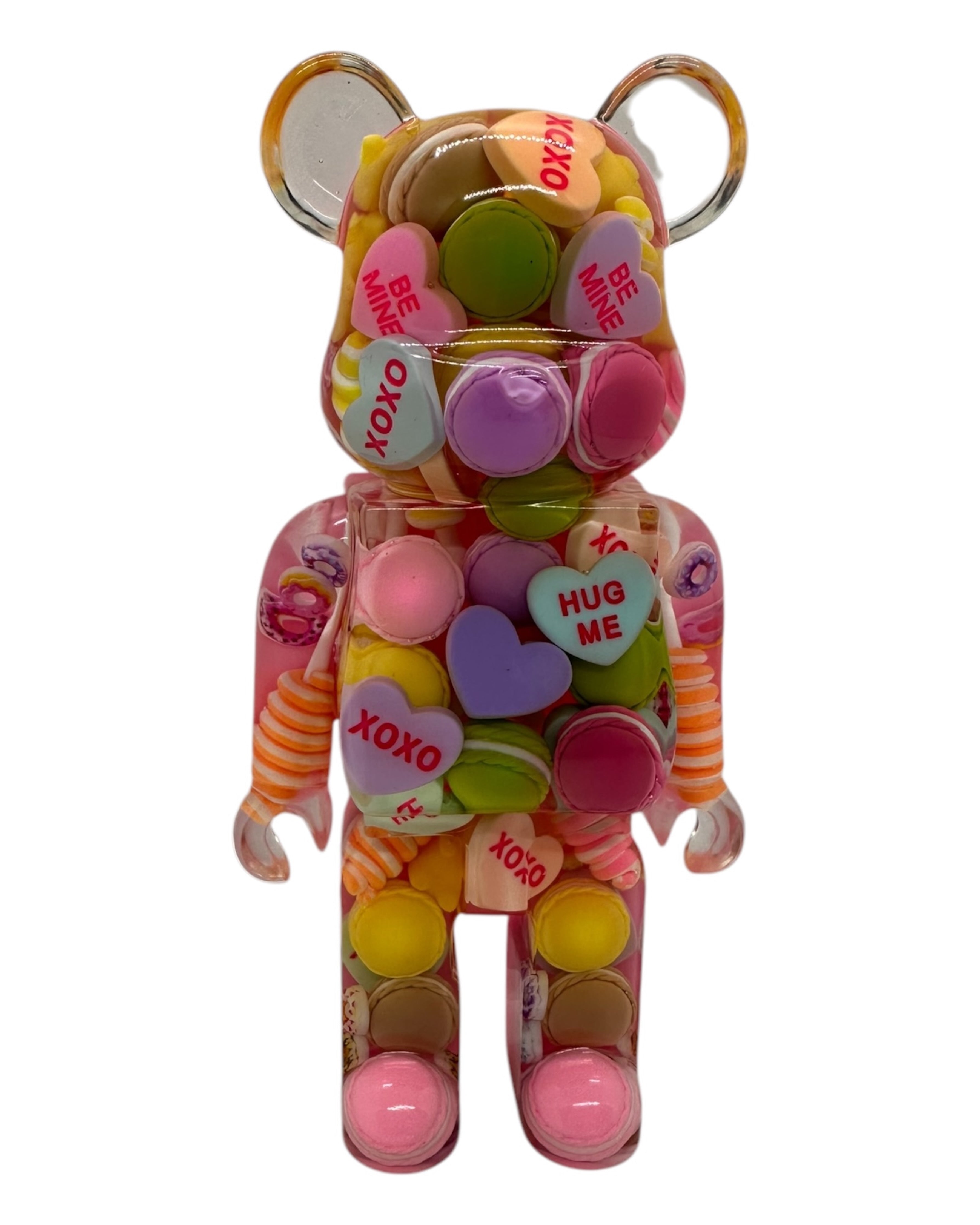 Giant Ted Lolie'z Macaron Hug me en résine epoxy