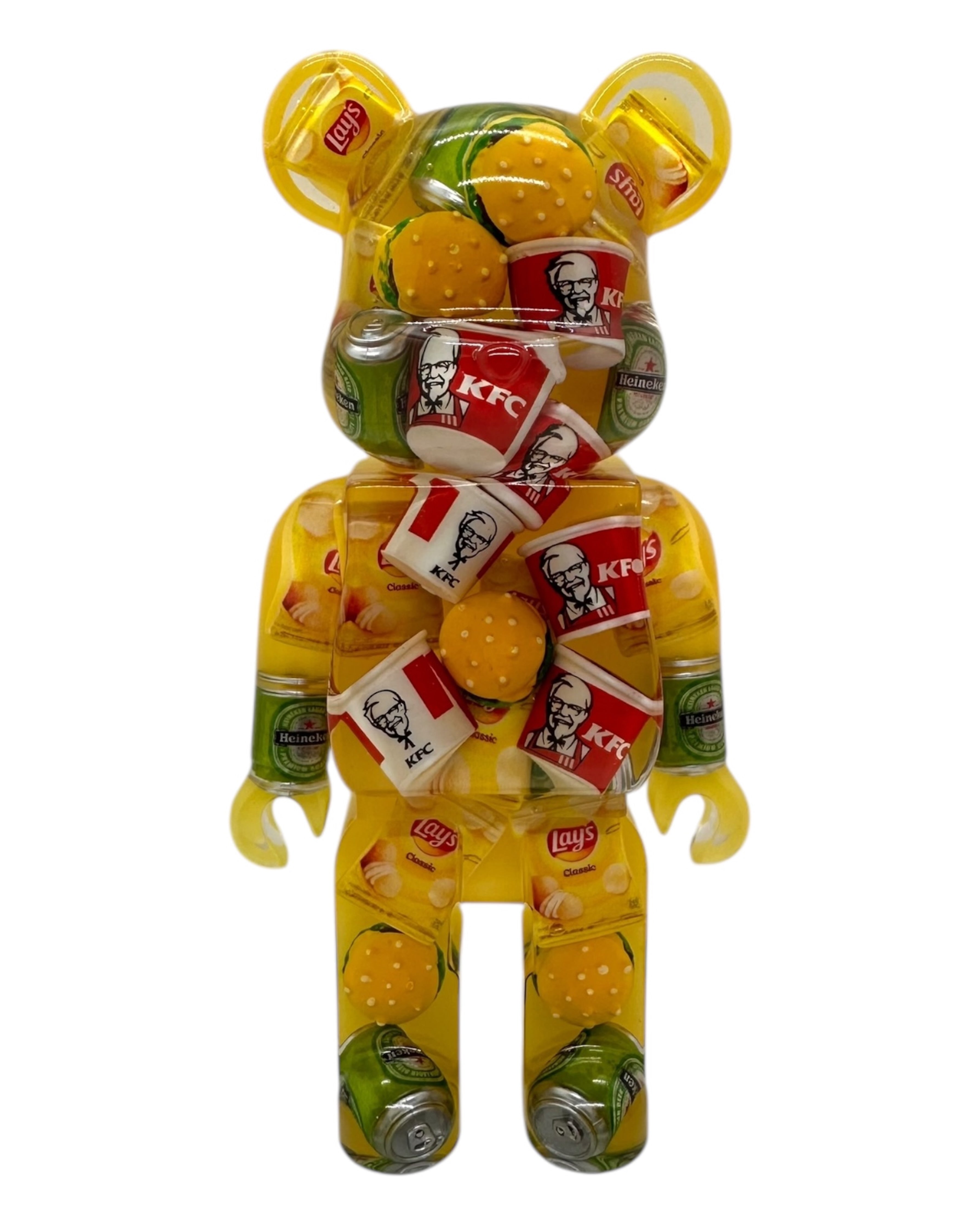 Giant ted fast & food lolie'z résine epoxy