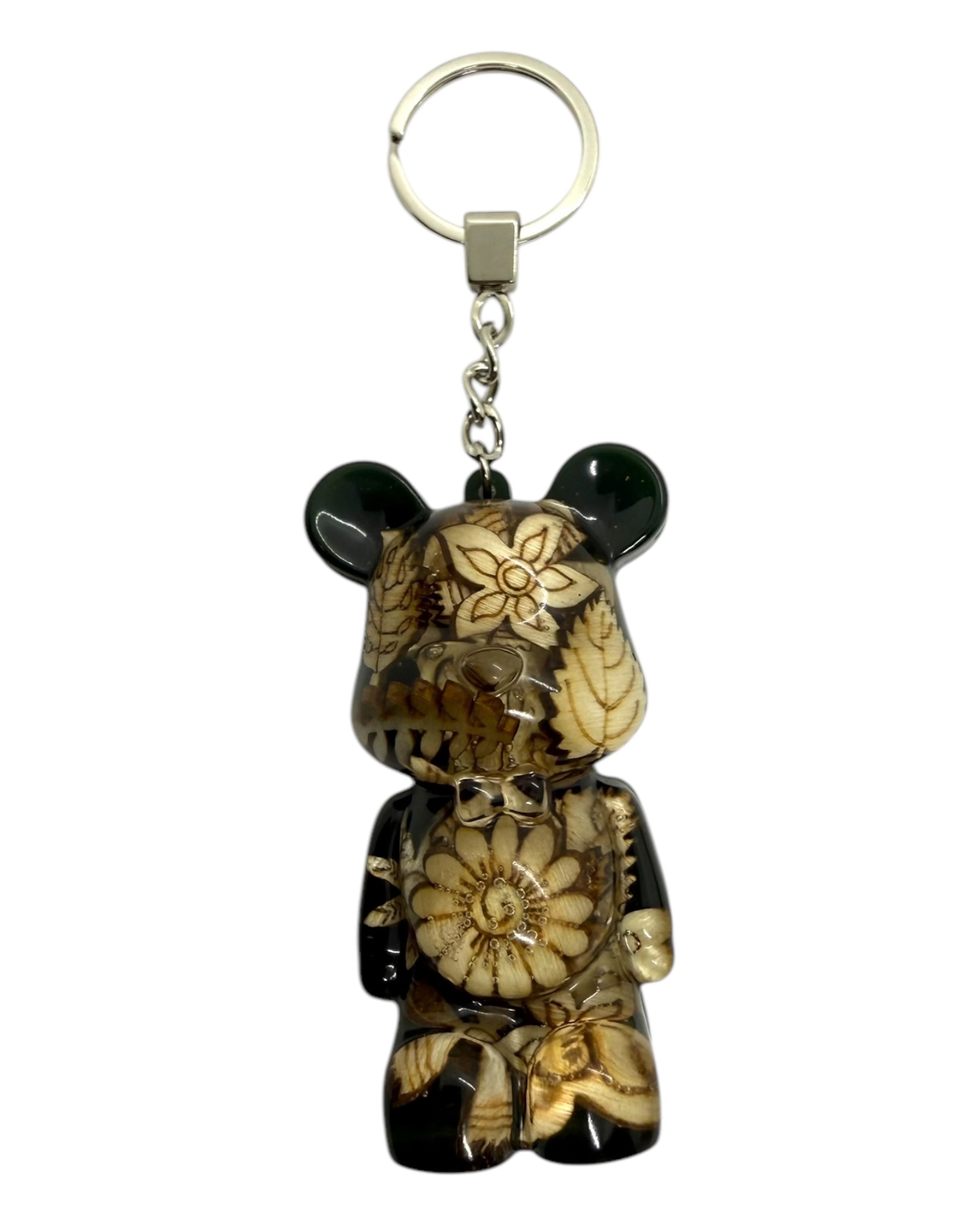 porte clés Teddy'z  lolie'z en résine epoxy