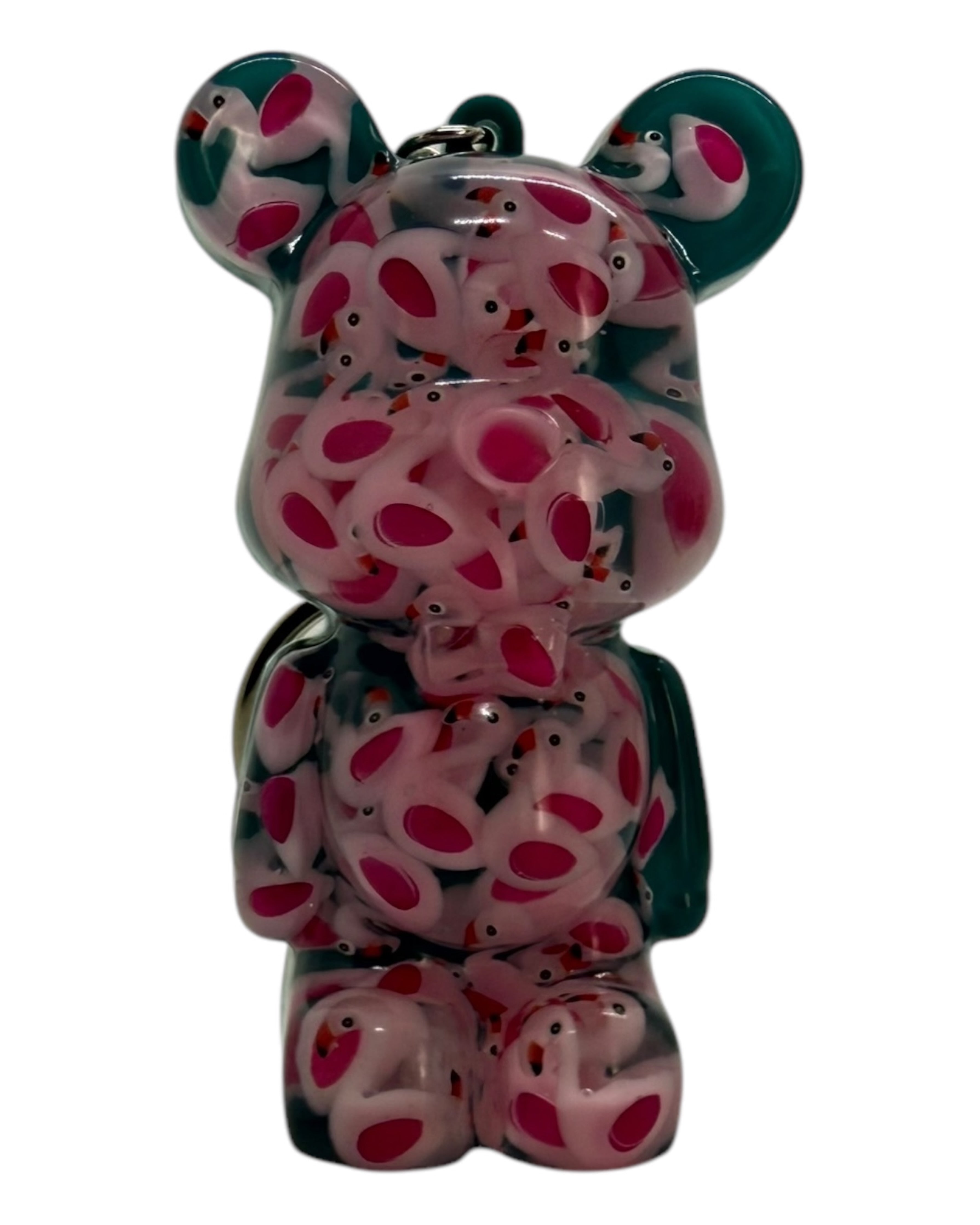 porte clés Teddy'z  lolie'z en résine epoxy