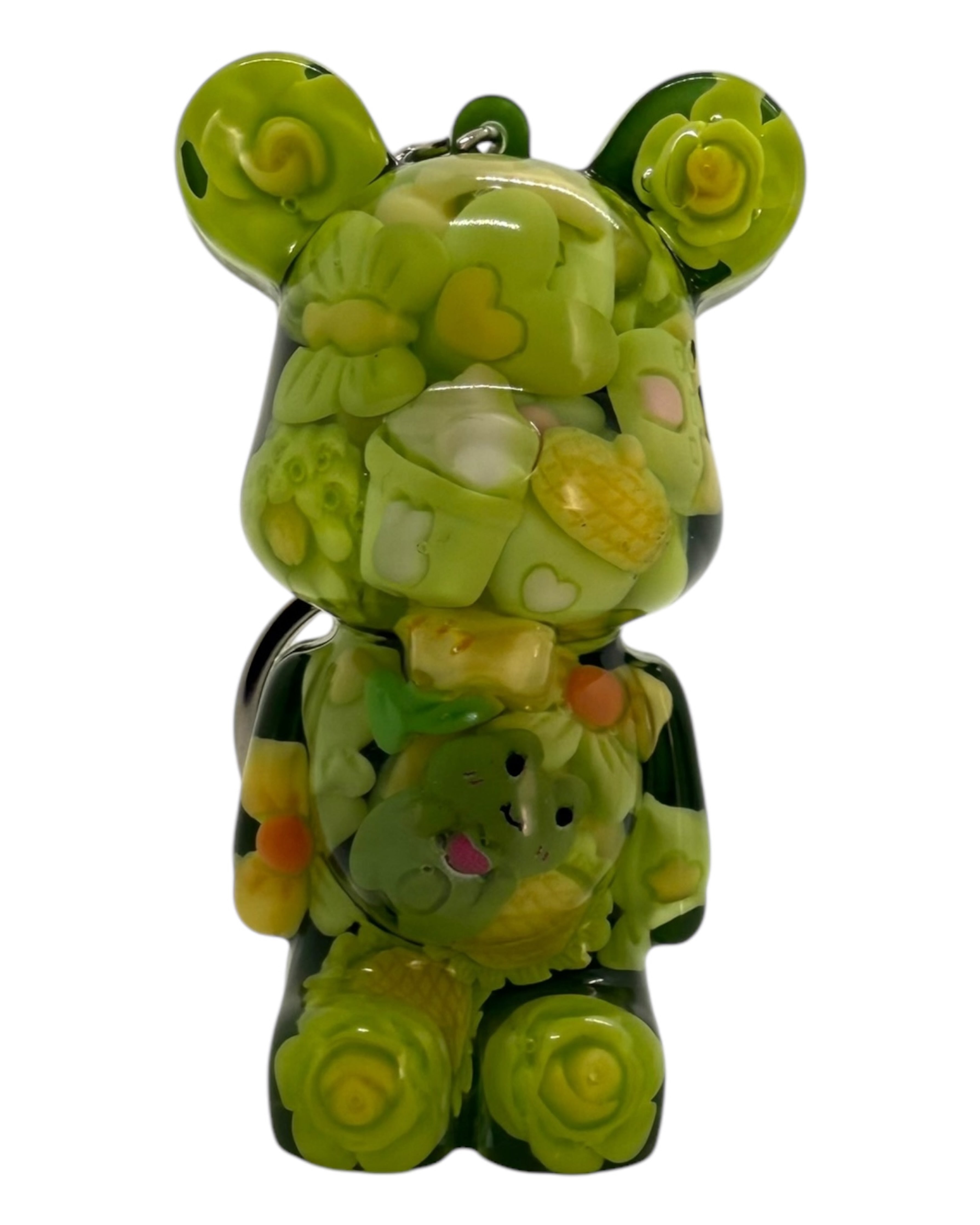 porte clés Teddy'z  lolie'z en résine epoxy