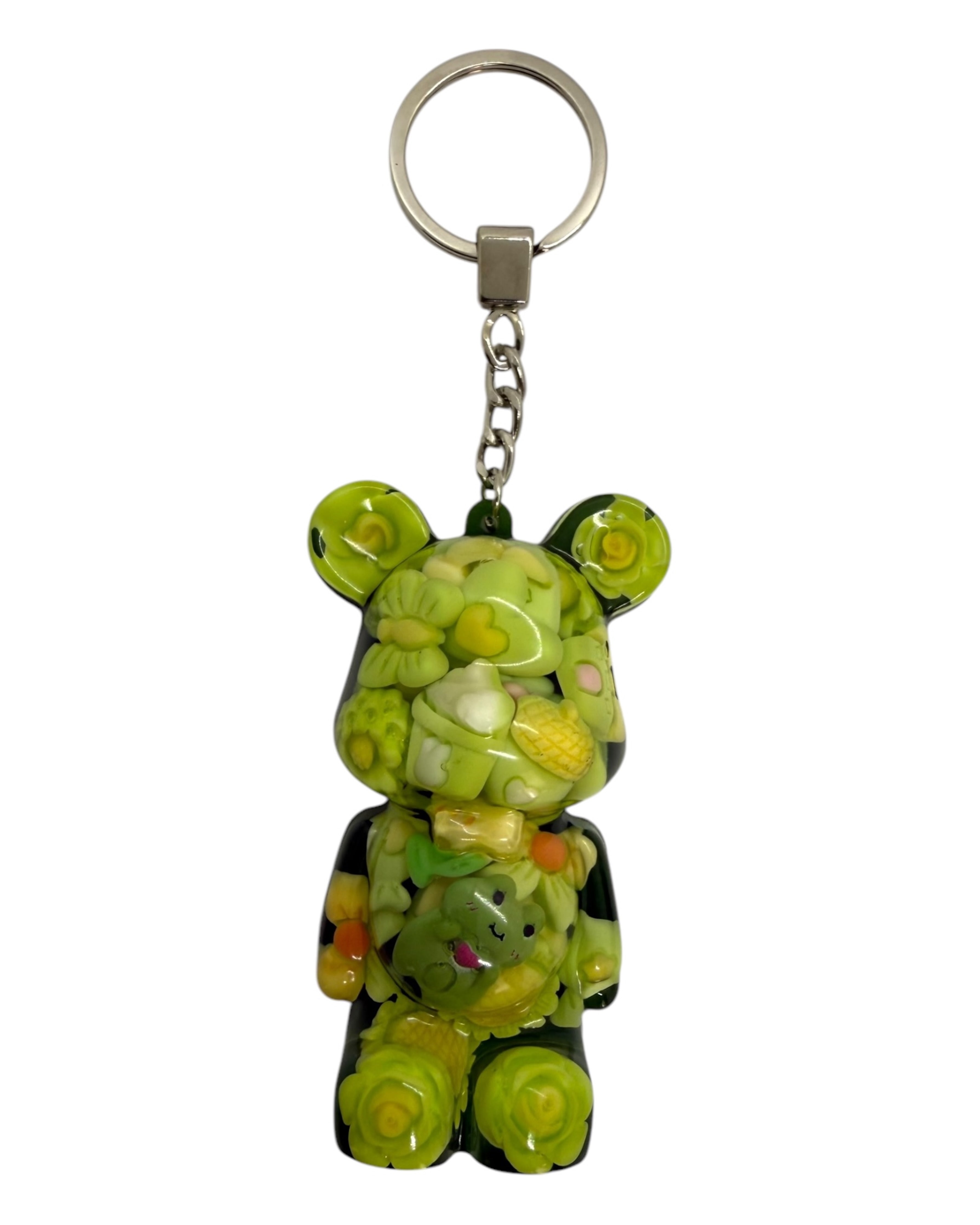 porte clés Teddy'z  lolie'z en résine epoxy