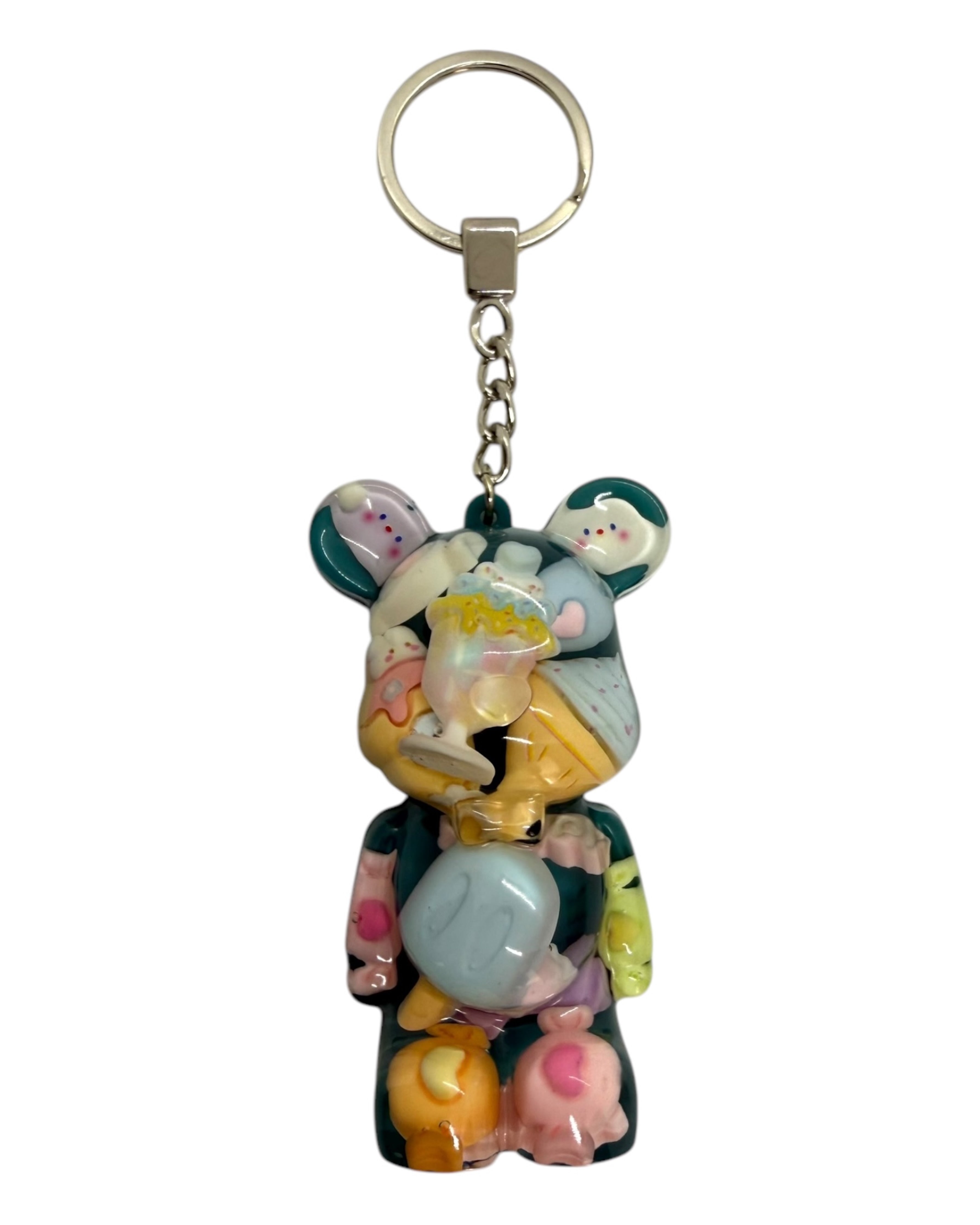 porte clés Teddy'z  lolie'z en résine epoxy