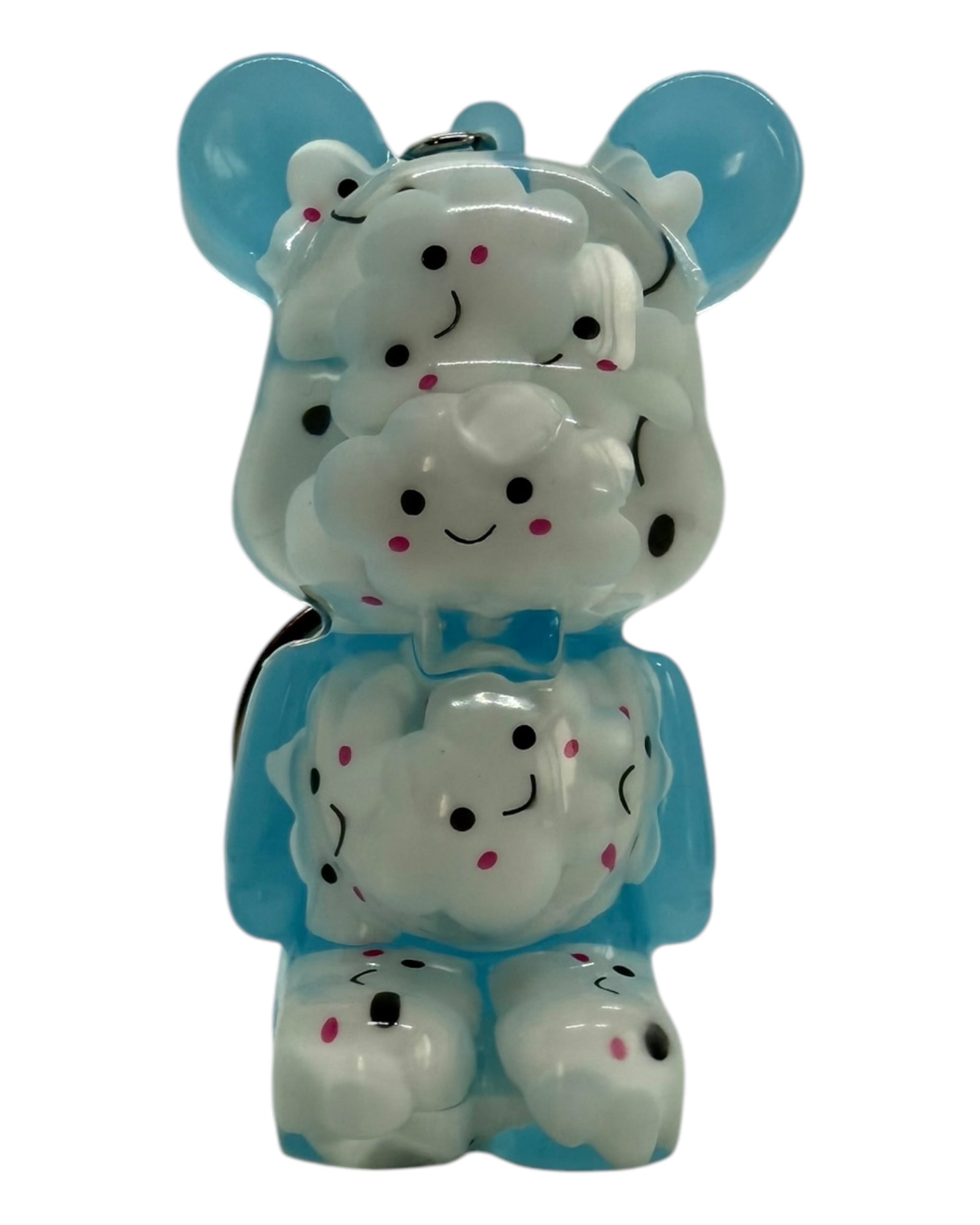 porte clés Teddy'z  lolie'z en résine epoxy