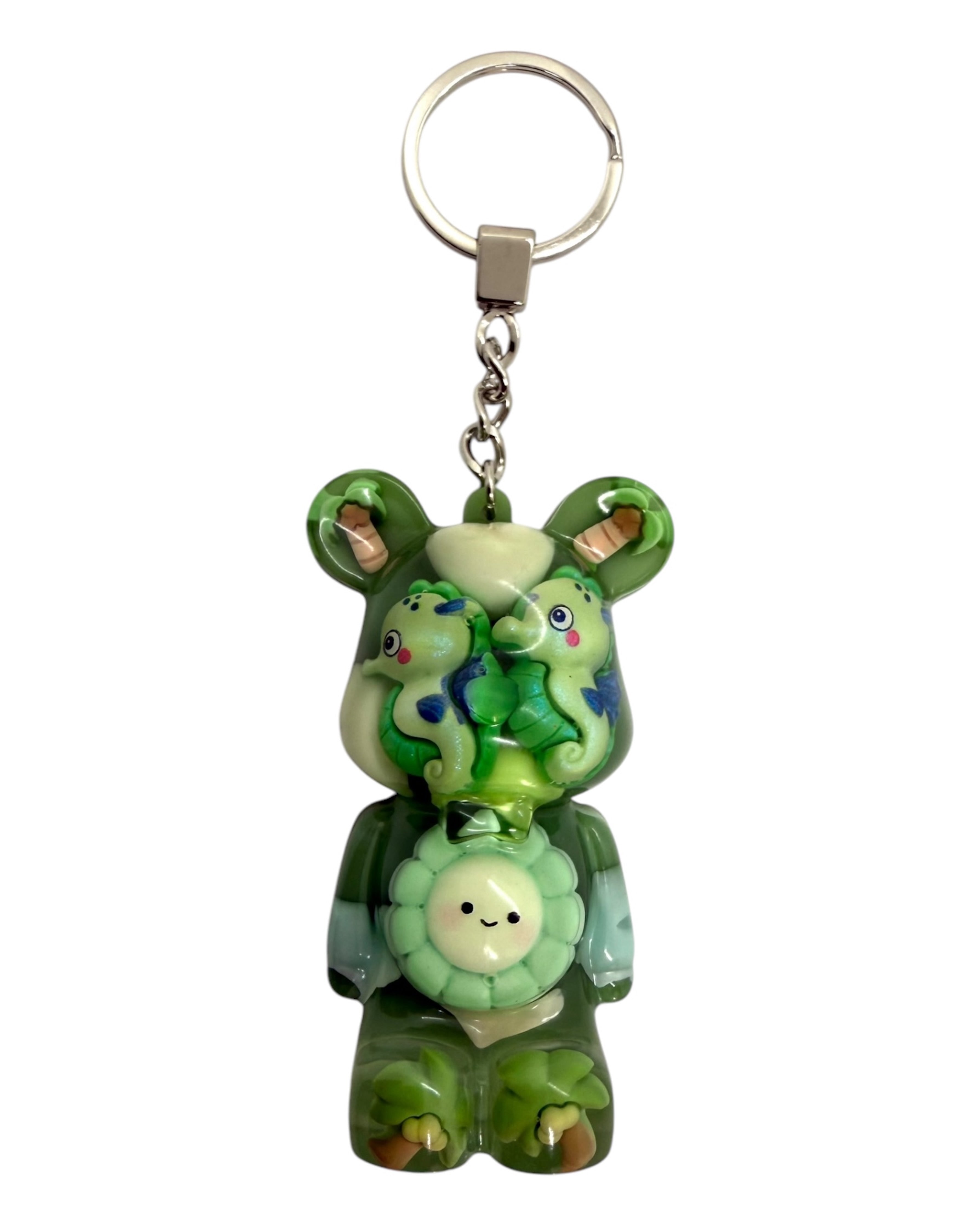 porte clés Teddy'z  lolie'z en résine epoxy