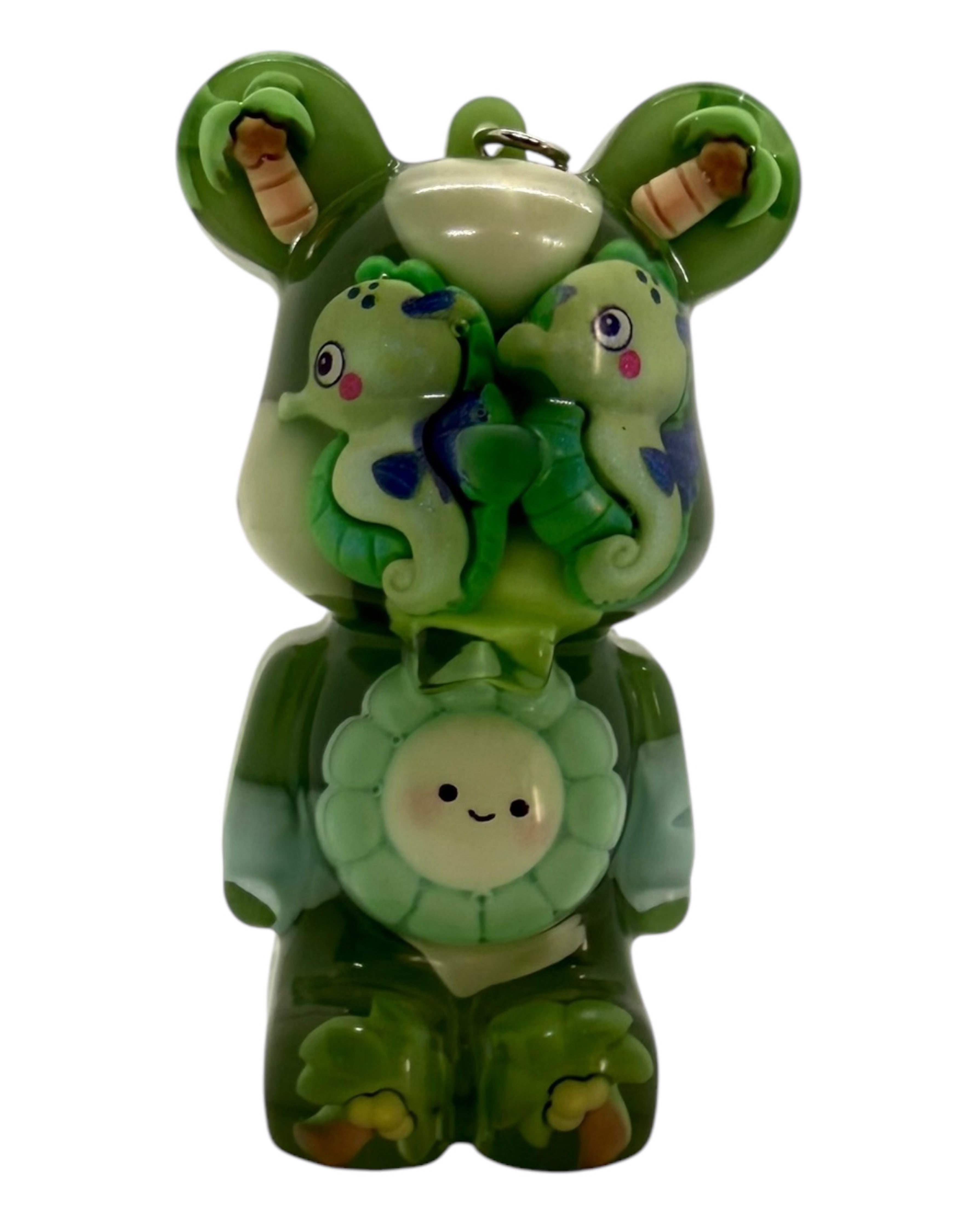porte clés Teddy'z  lolie'z en résine epoxy
