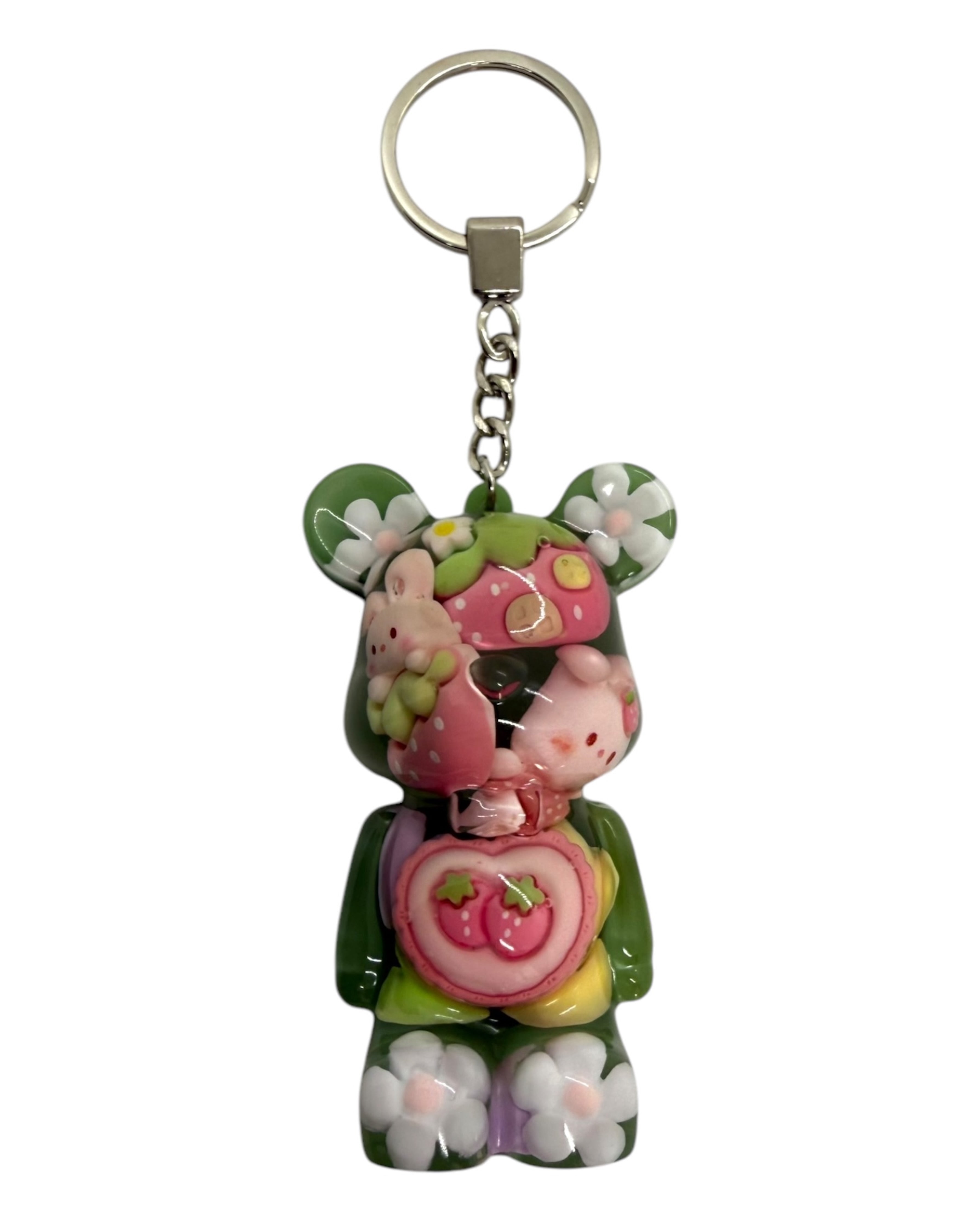 porte clés Teddy'z  lolie'z en résine epoxy