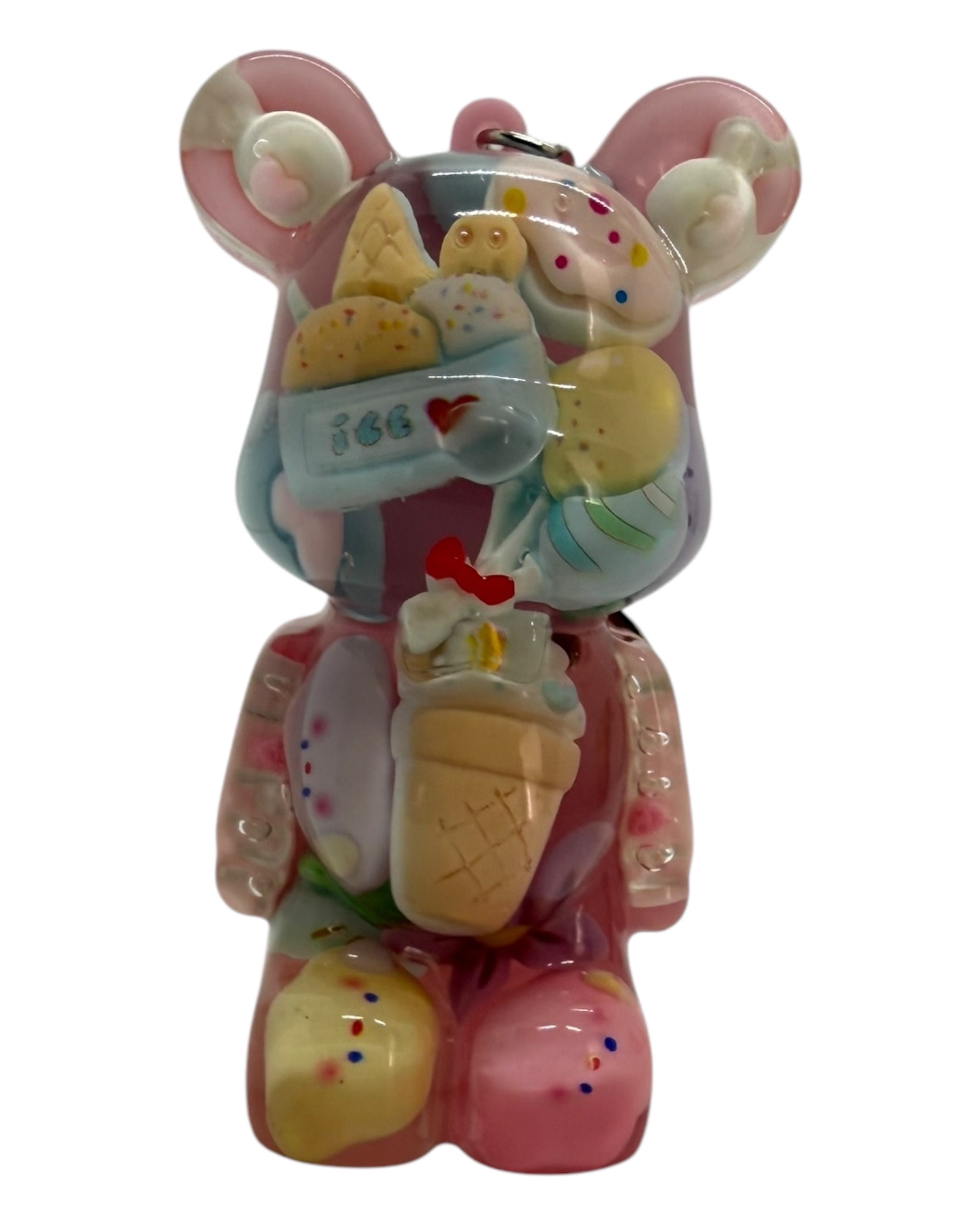 porte clés Teddy'z  lolie'z en résine epoxy