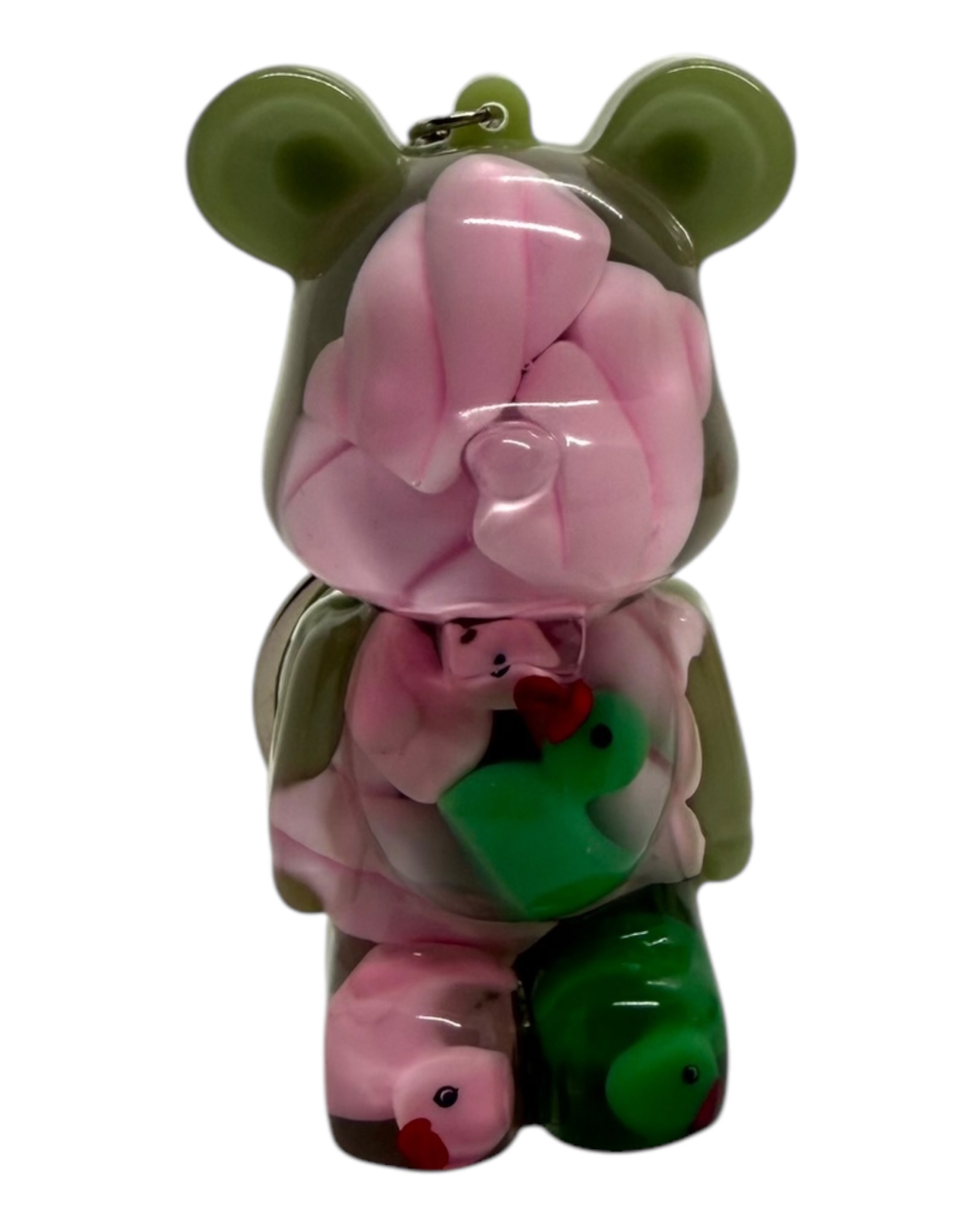 porte clés Teddy'z  lolie'z en résine epoxy