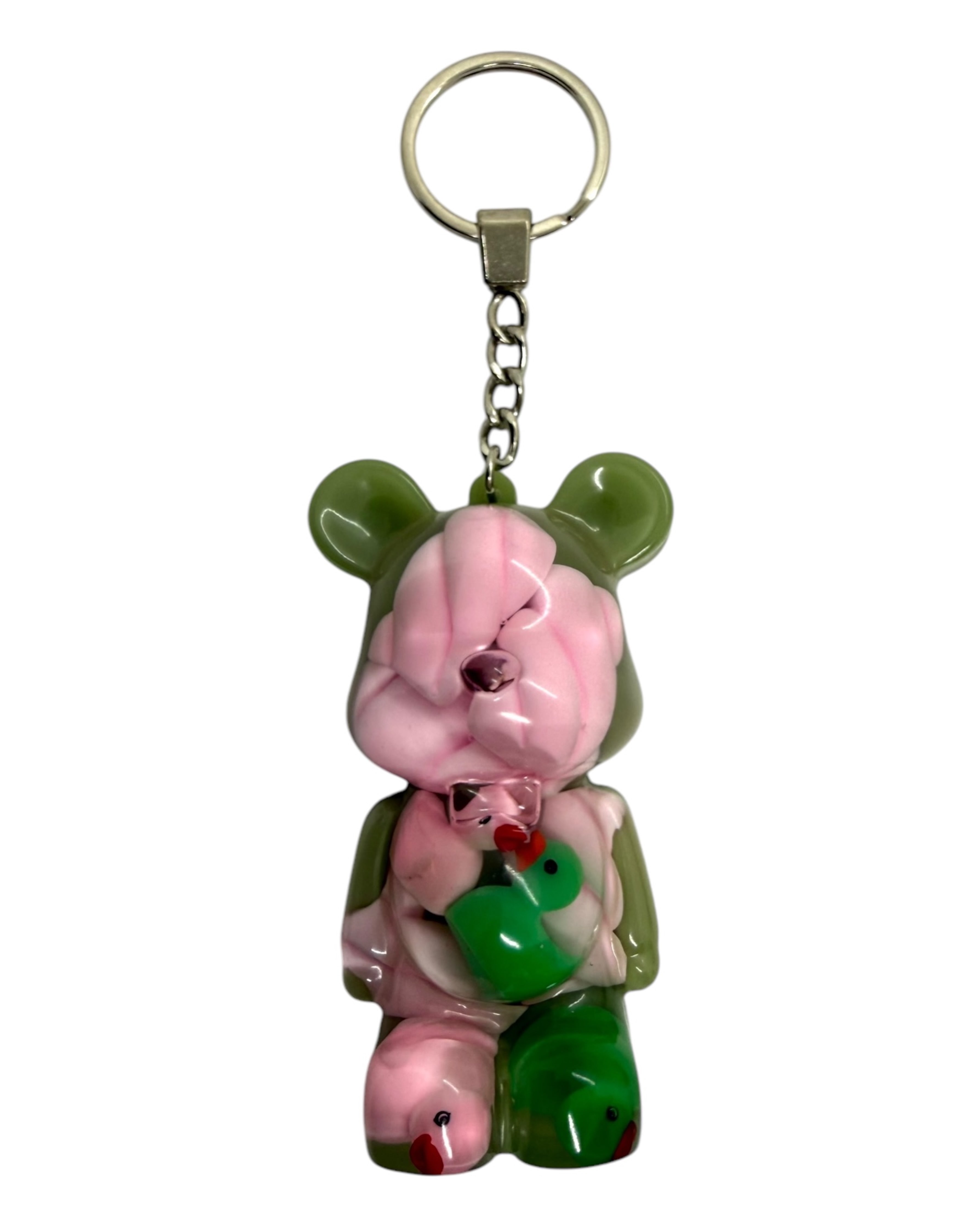 porte clés Teddy'z  lolie'z en résine epoxy