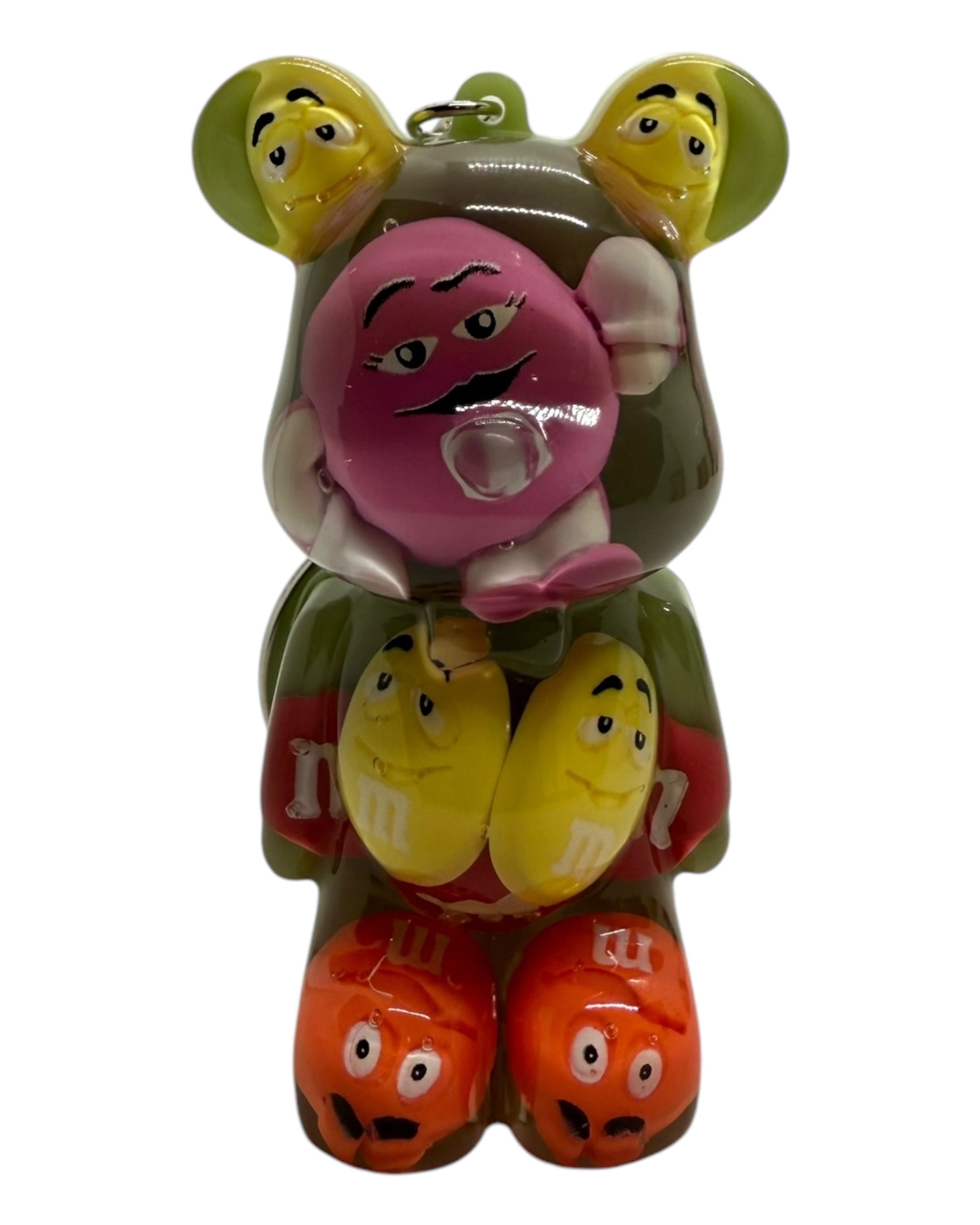 porte clés Teddy'z  lolie'z en résine epoxy