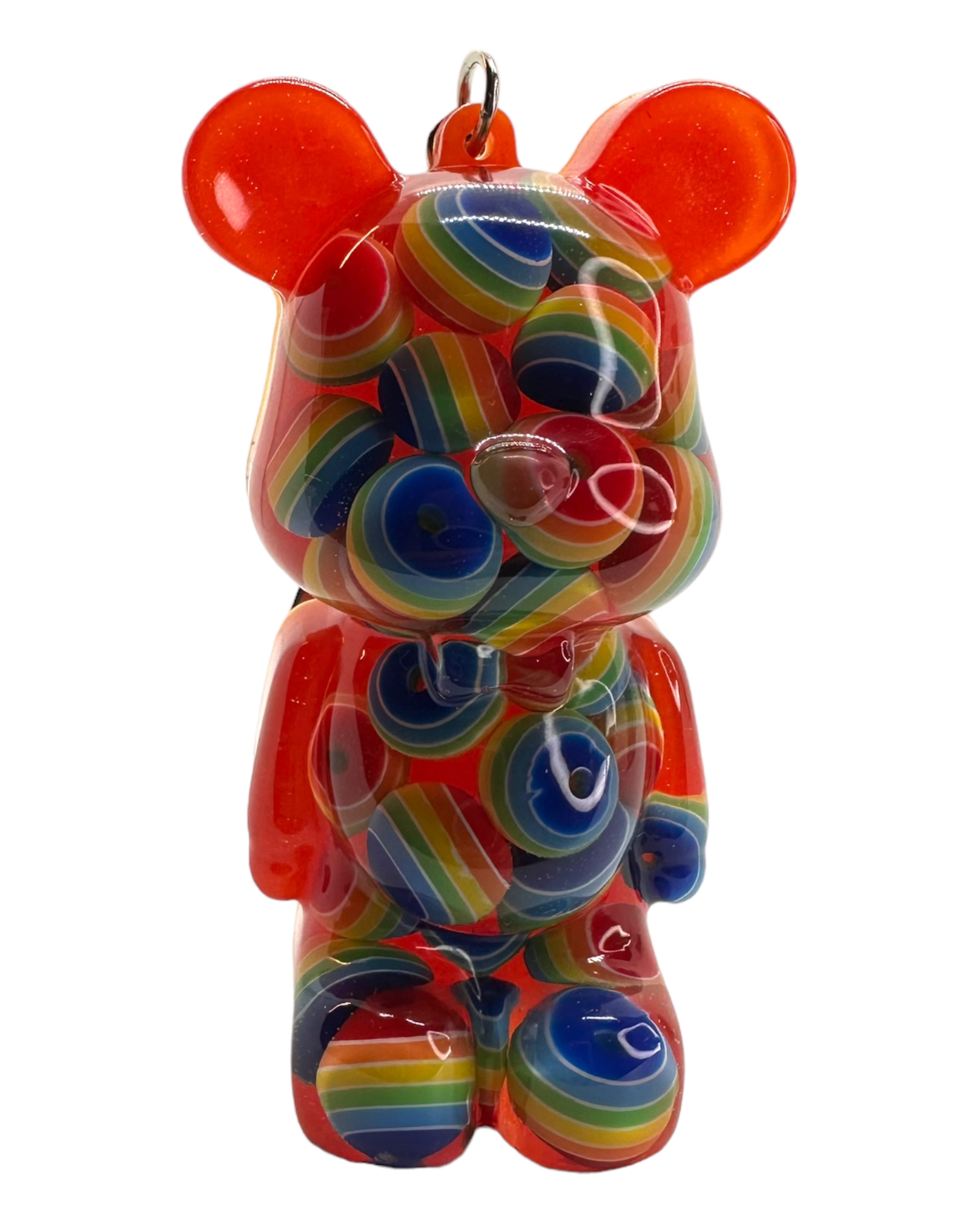 Big Porte Clés Teddy'z Lolie'z rainbow Boy