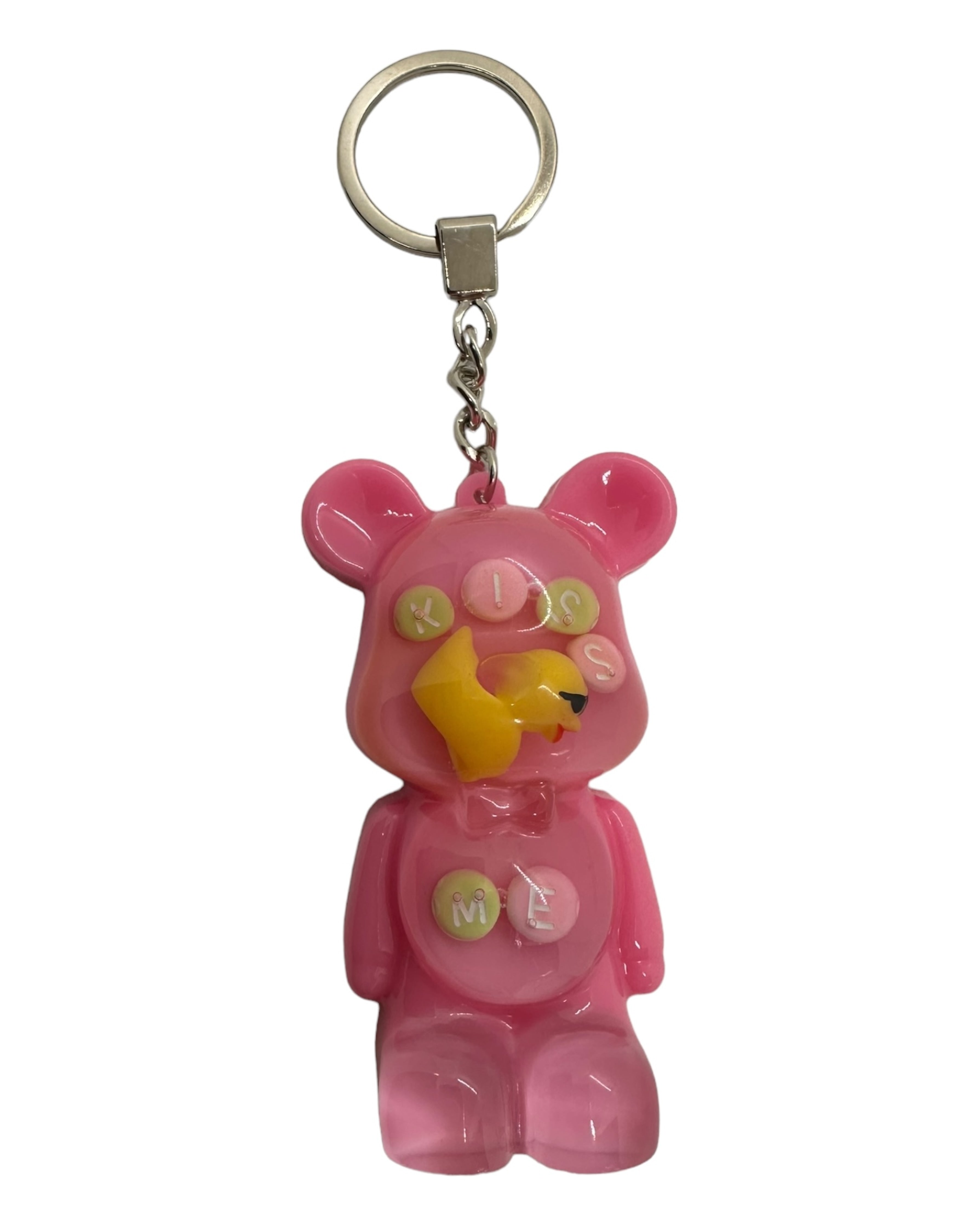 porte clés big teddy'z lolie'z résine epoxy