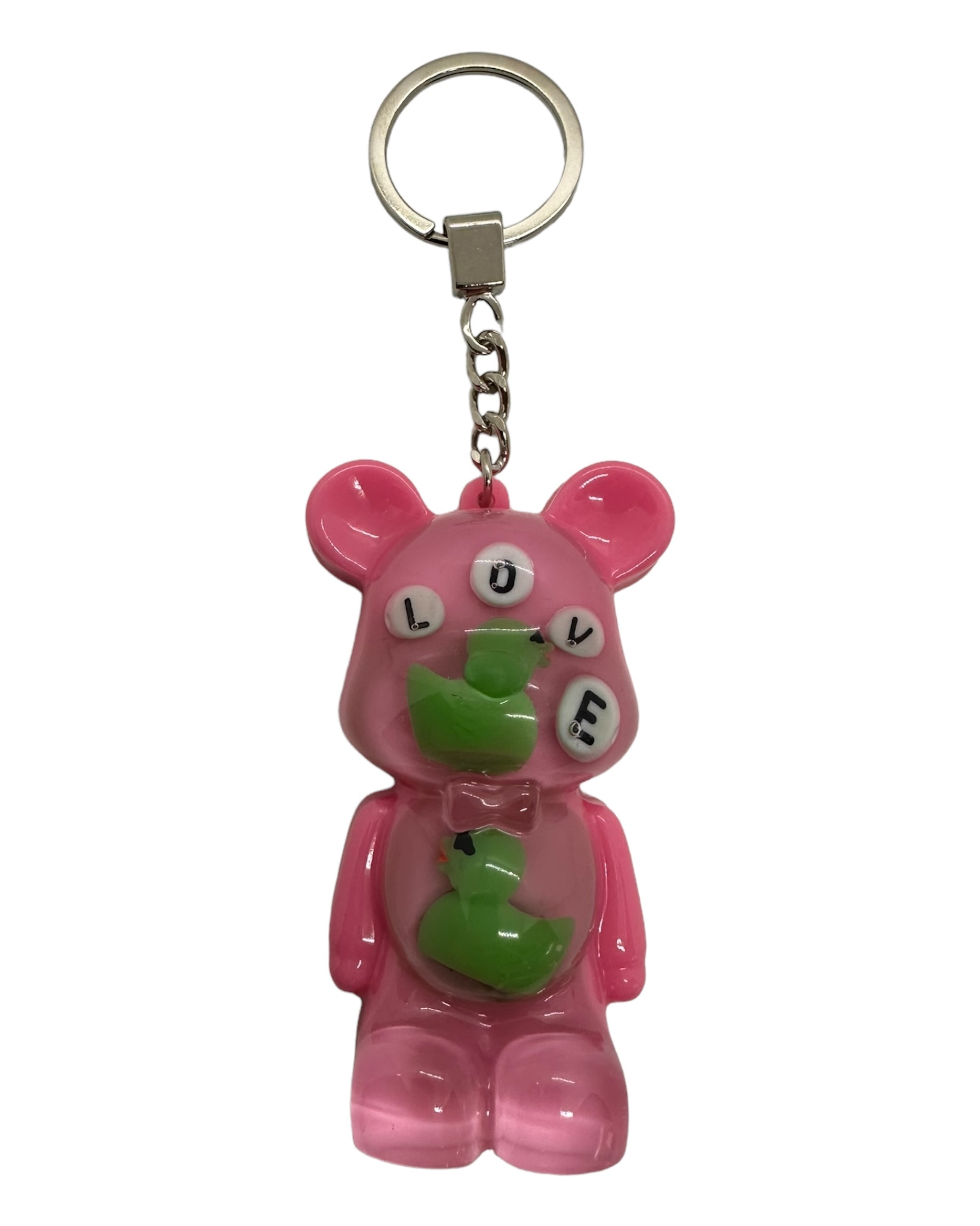 porte clés big teddy'z lolie'z résine epoxy