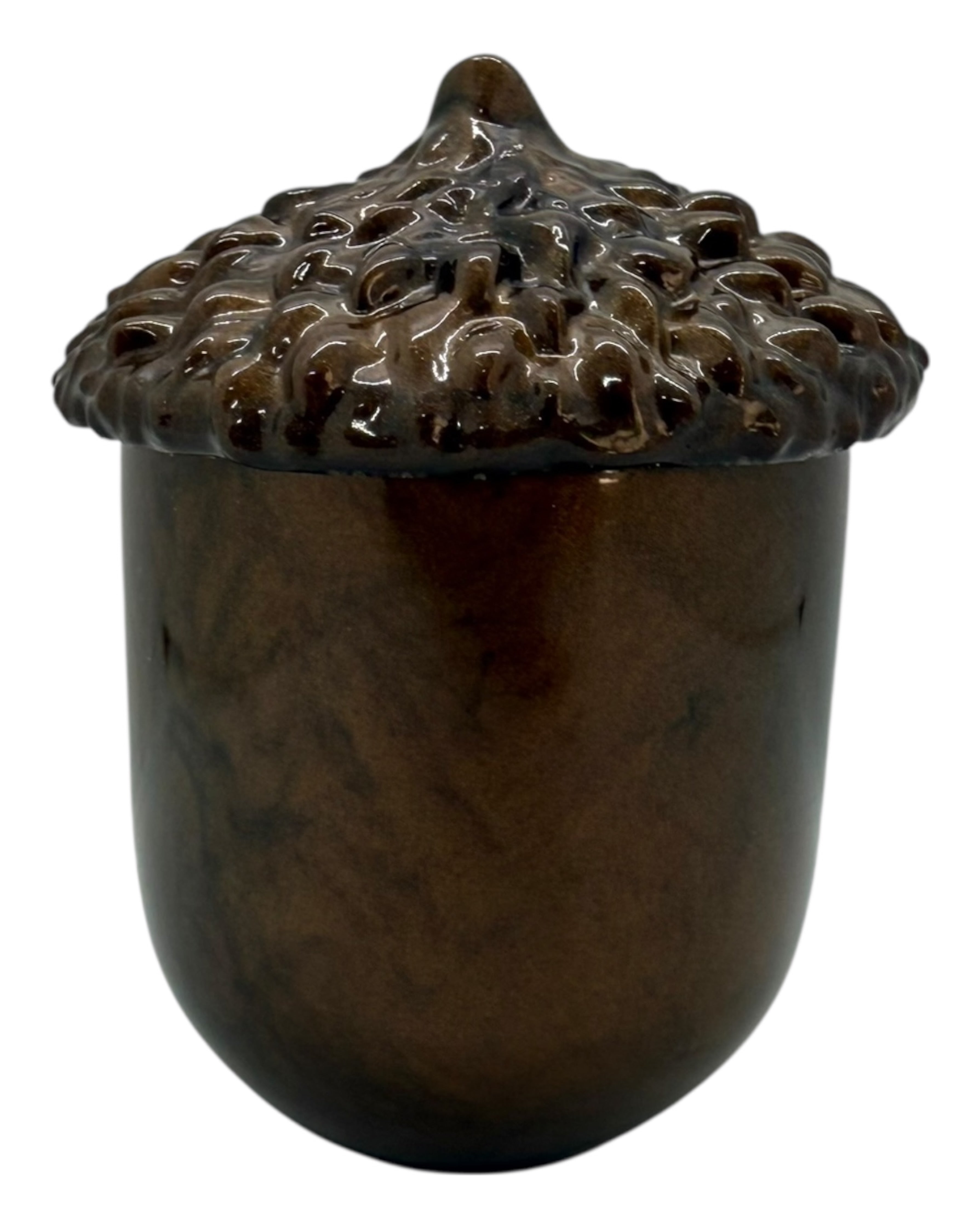 Boîte en forme de gland en résine époxy, originale et automnale, idéale pour ranger bijoux, bonbons ou petits trésors. Lolie'z