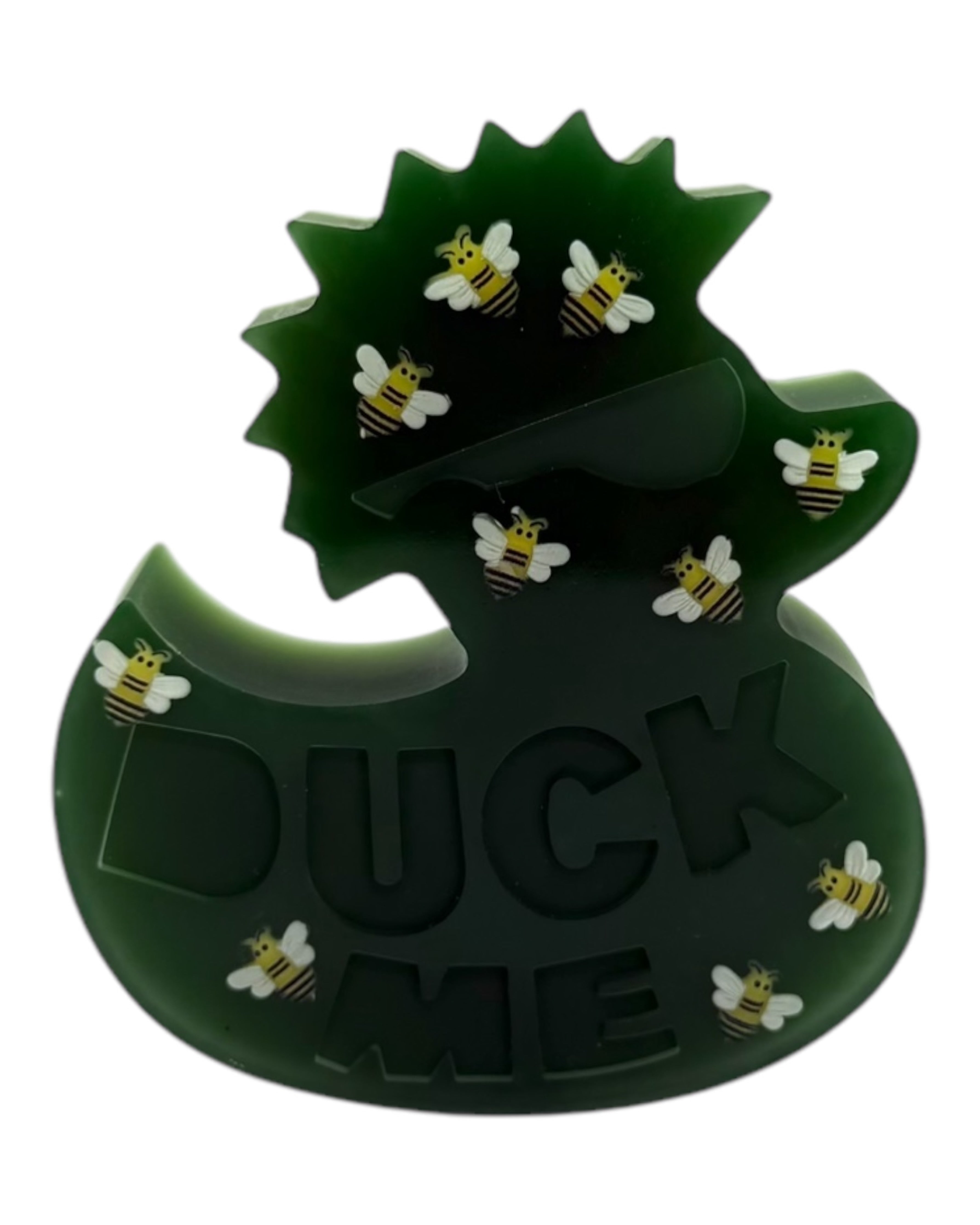 Duke the duck Lolie'z création en résine epoxy