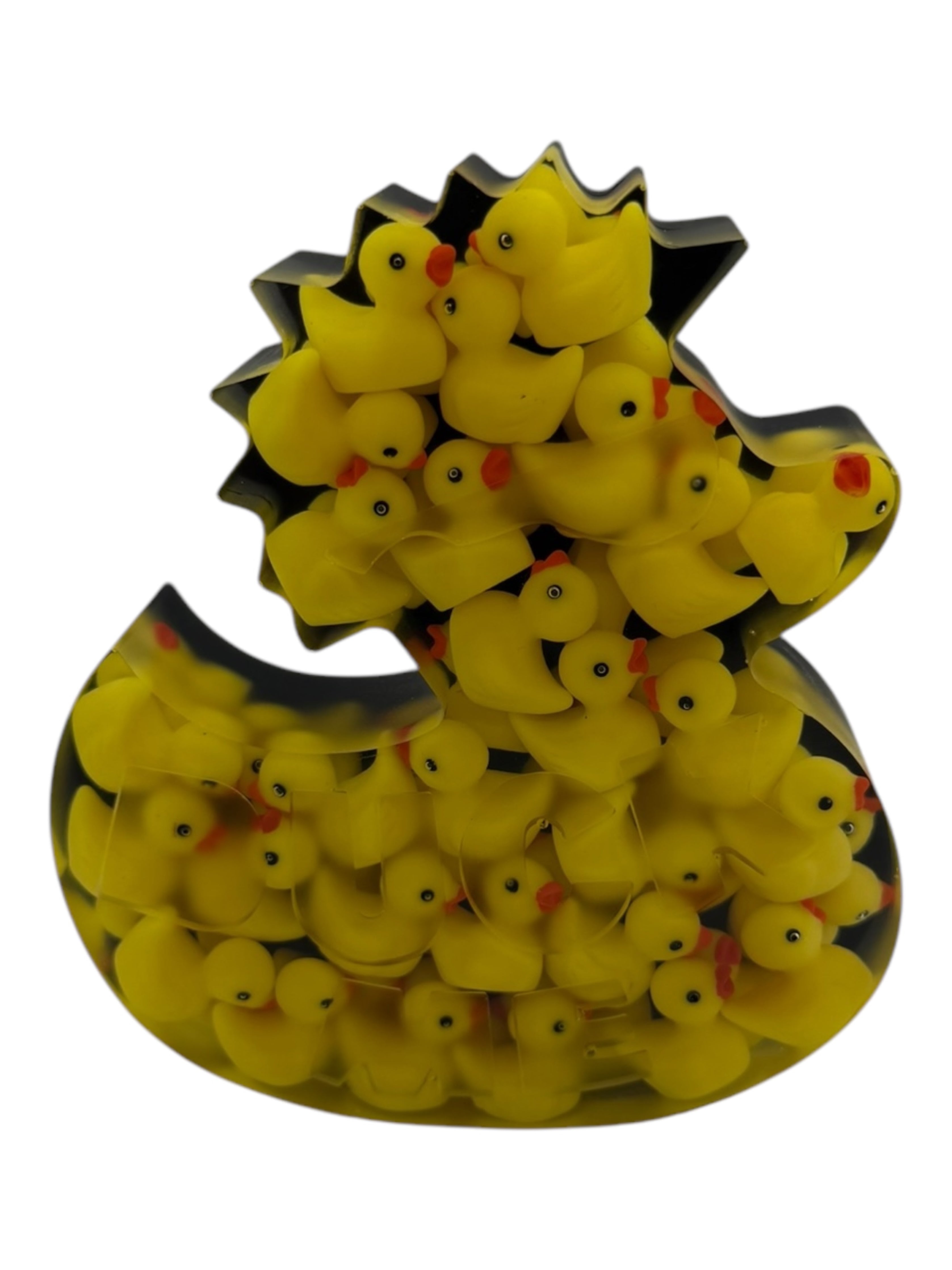 Duke the duck Lolie'z création en résine epoxy