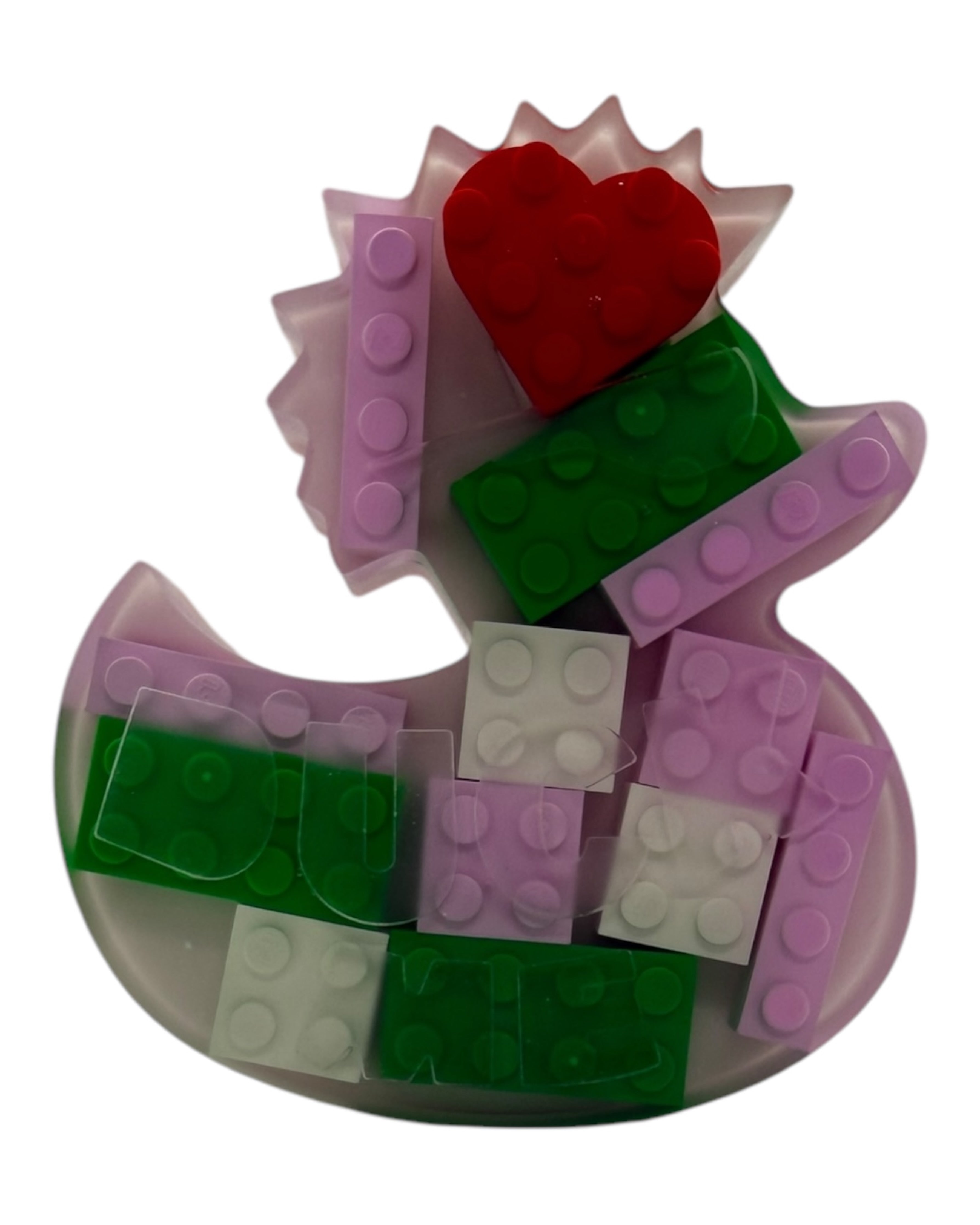 Duke the duck Lolie'z création en résine epoxy