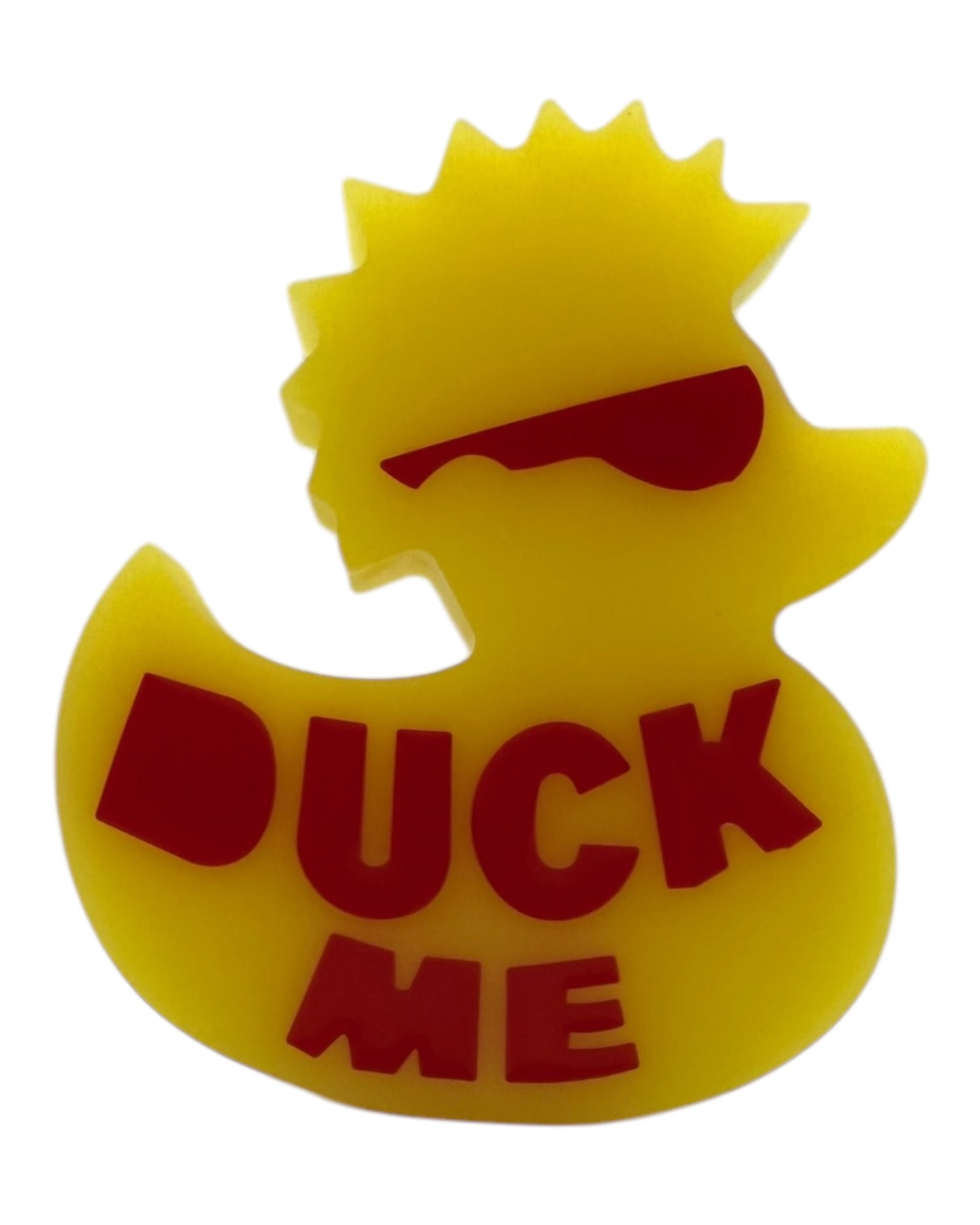 Duke the duck Lolie'z création en résine epoxy