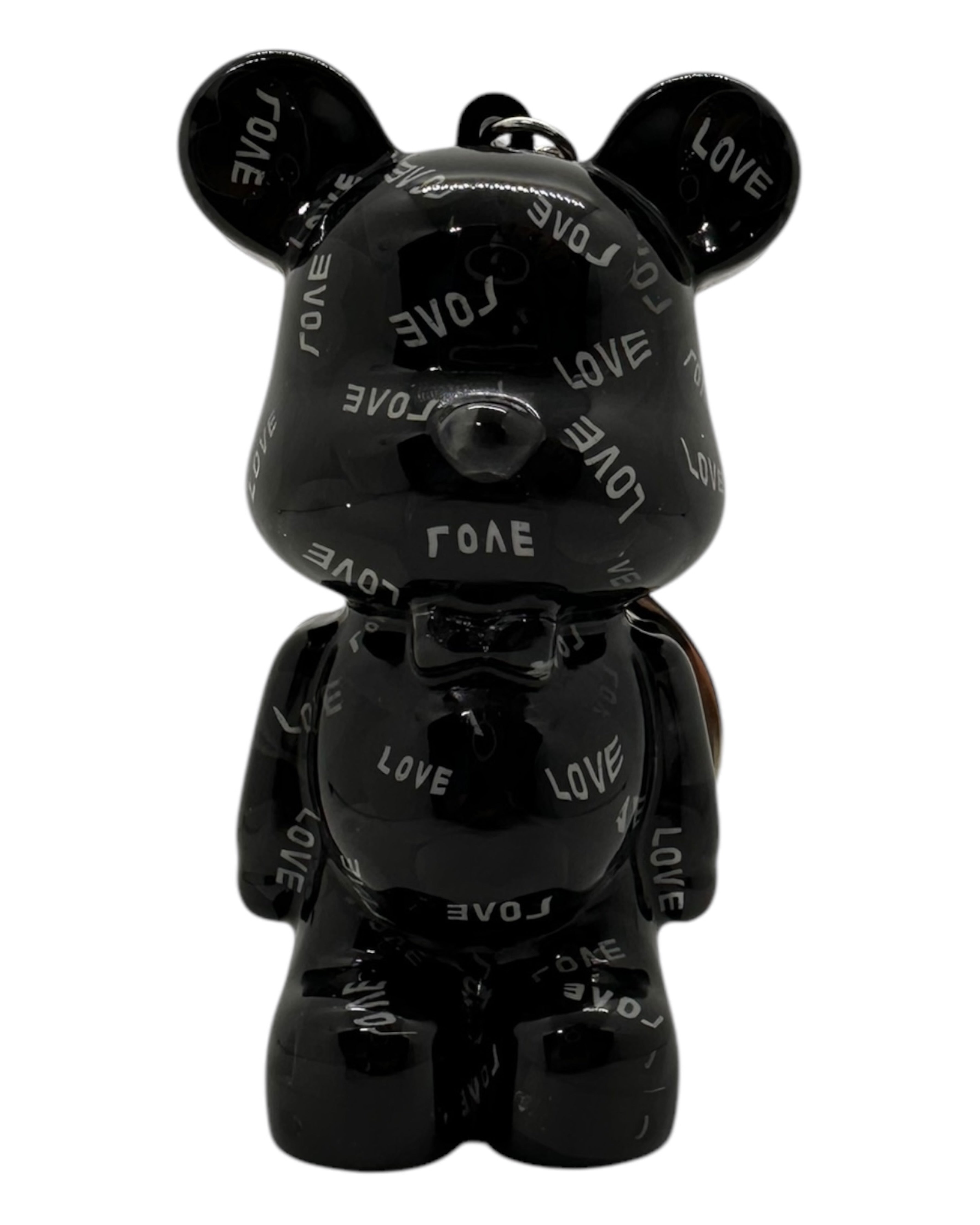 Big porte clé Teddy'z lolie'e en résine epoxy