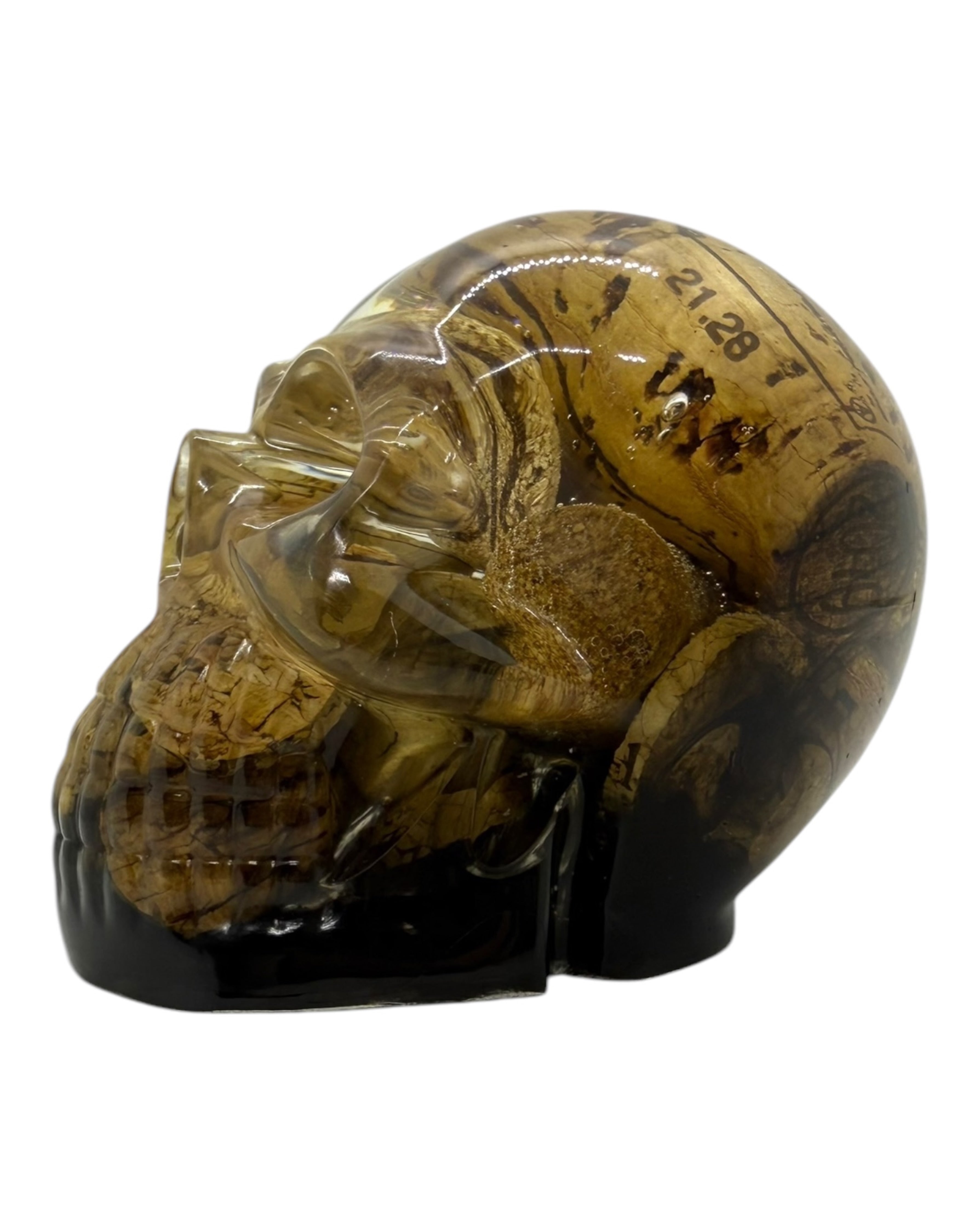 Création en résine epoxy lolie'z jack the scull
