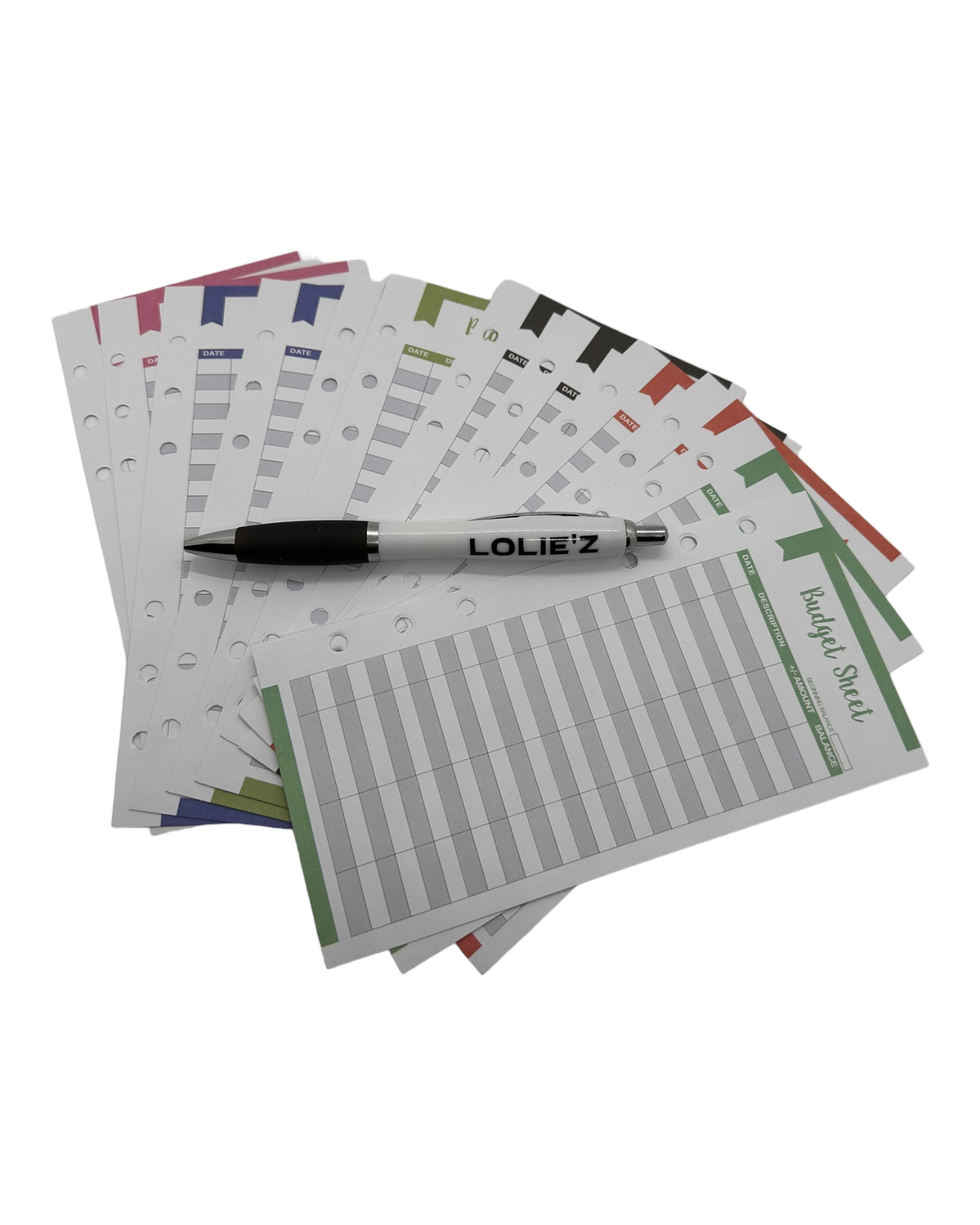 Budget Planner noir & blanc