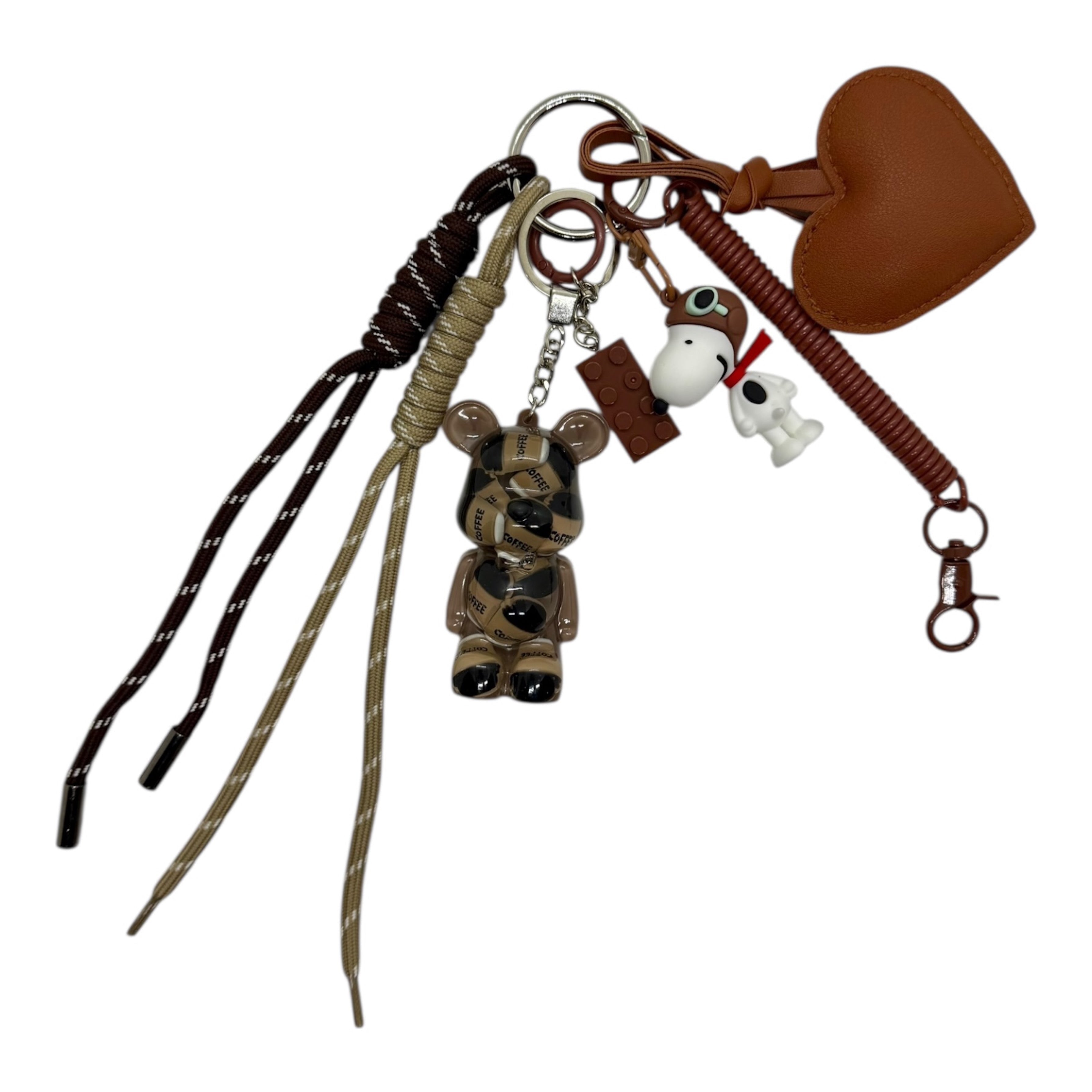 Grigri Coffee Spirit camel et chocolat avec Teddy’z coffee et Snoopy aviateur.