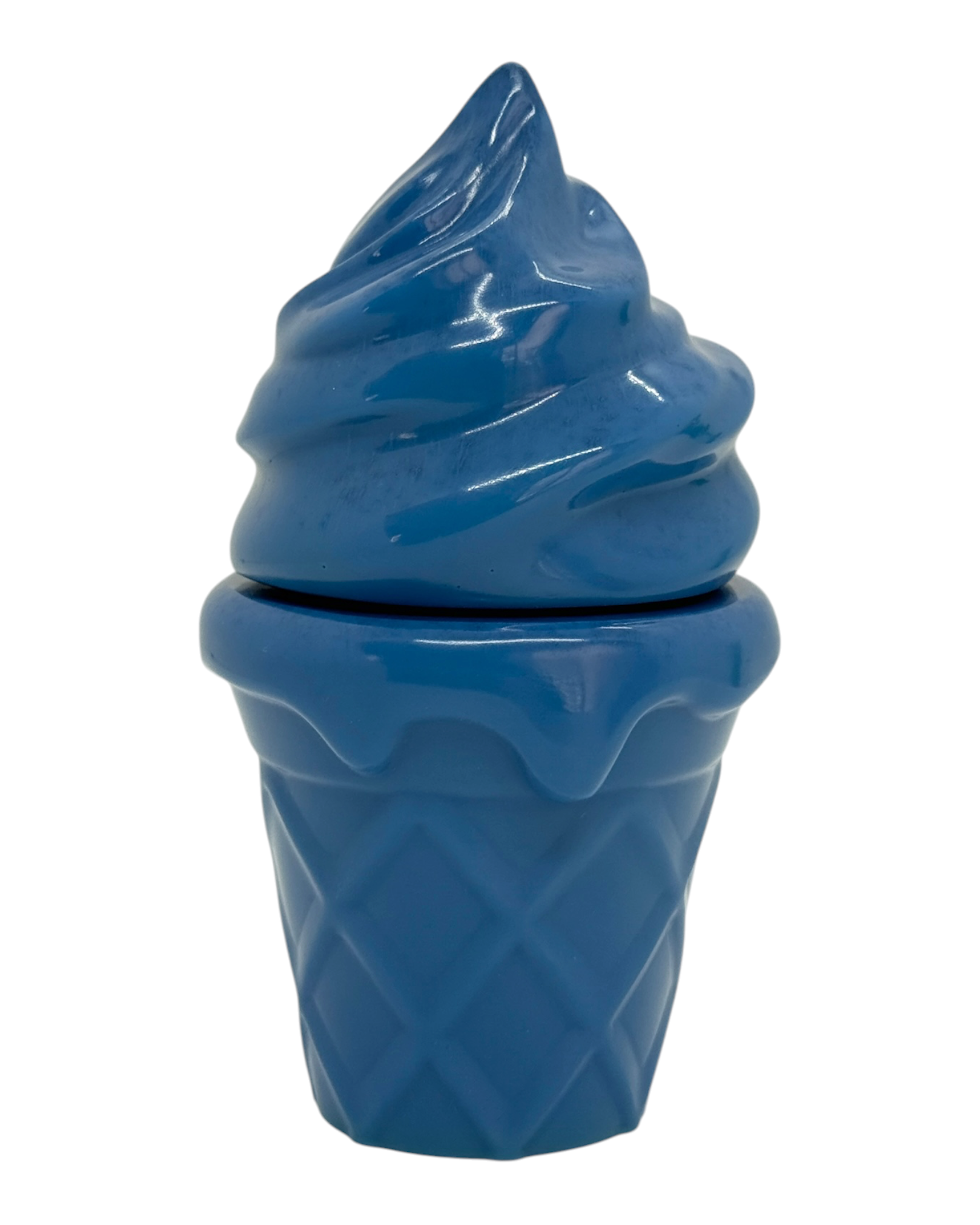 Boîte d'allumettes Ice Cream en résine époxy, création artisanale en forme de glace idéale pour décorer une table ou une étagère.