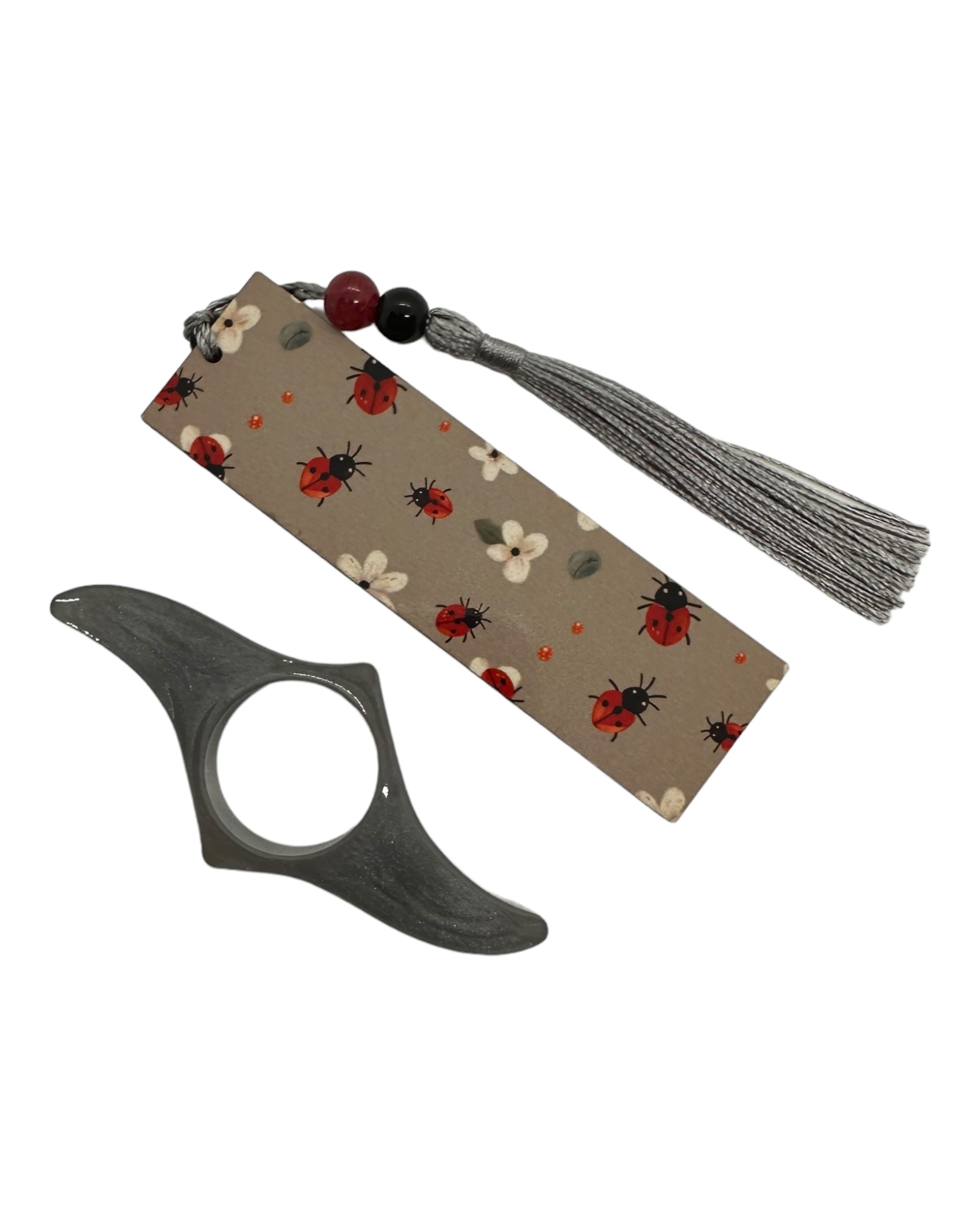 kit lecteur lolie'z marque page & bague de lecture