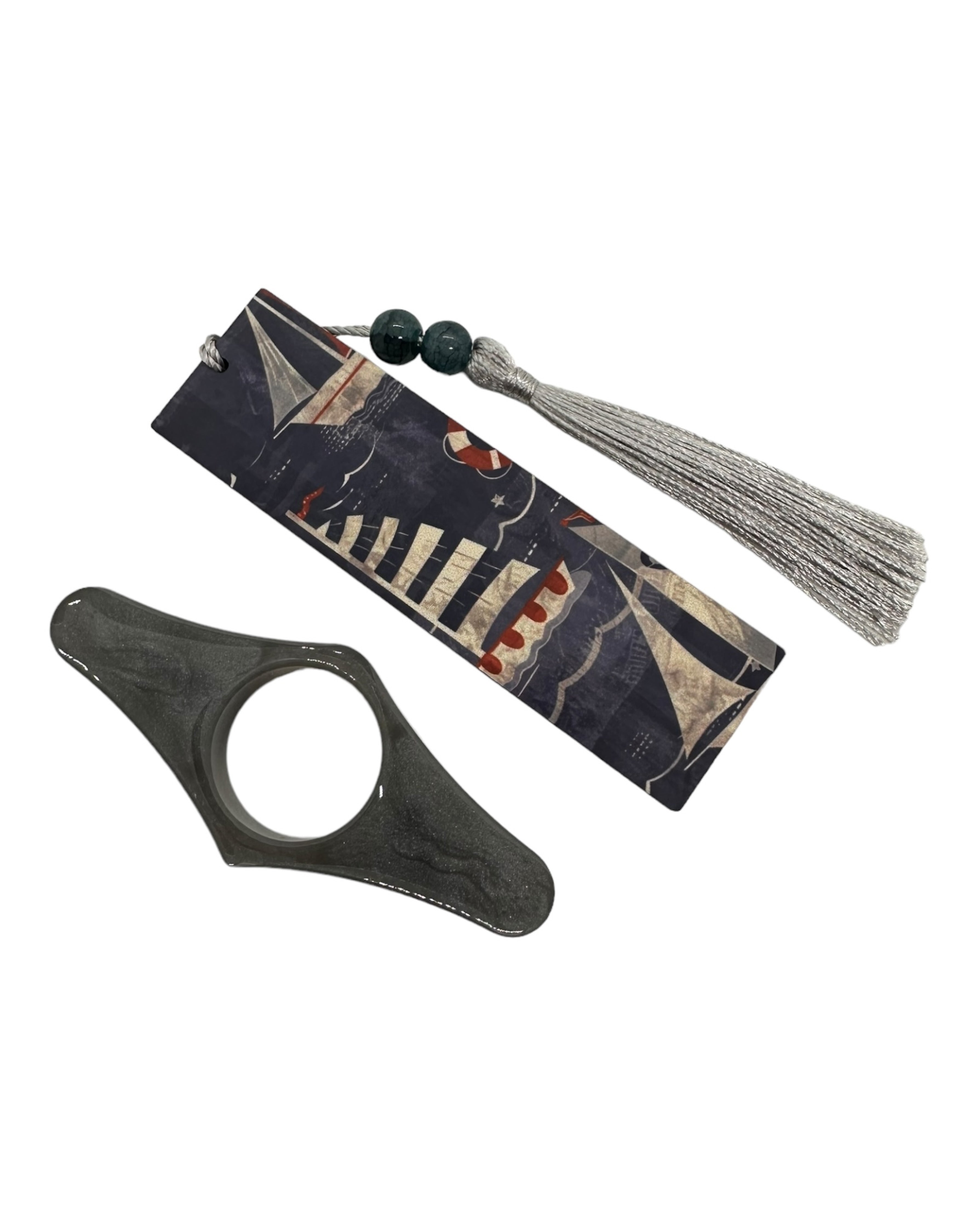 kit lecteur lolie'z marque page & bague de lecture