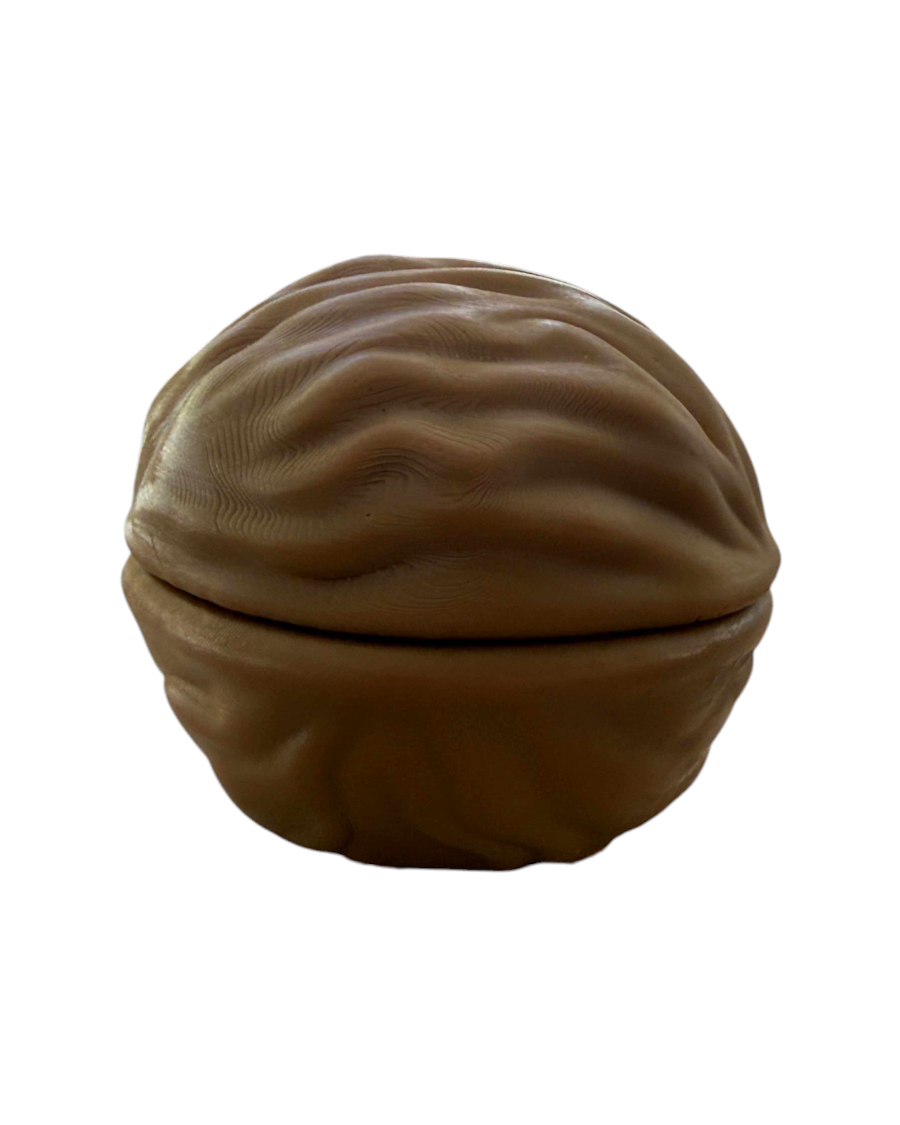 Little Walnut marron Lolie’z, petite boîte en forme de noix en résine époxy pour conserver dents de lait, bijoux et petits souvenirs précieux.