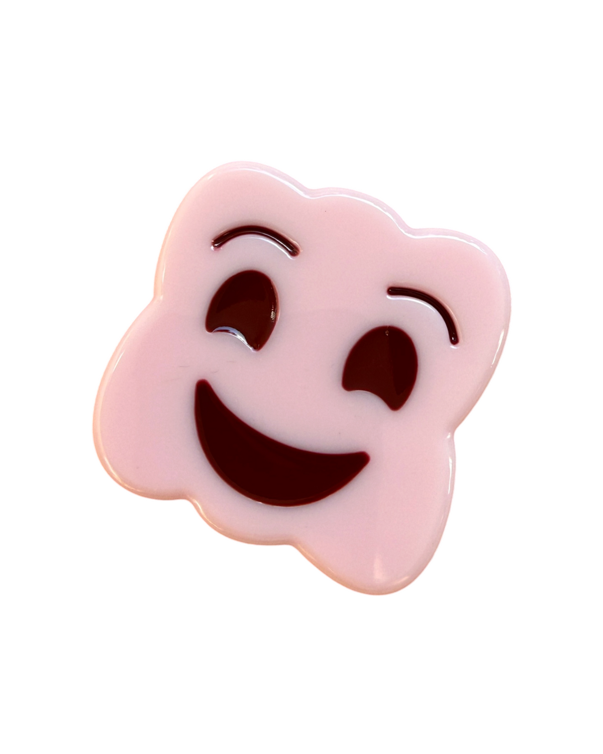 Magnet Little Biscuit Happy au grand sourire réalisé à la main en résine époxy