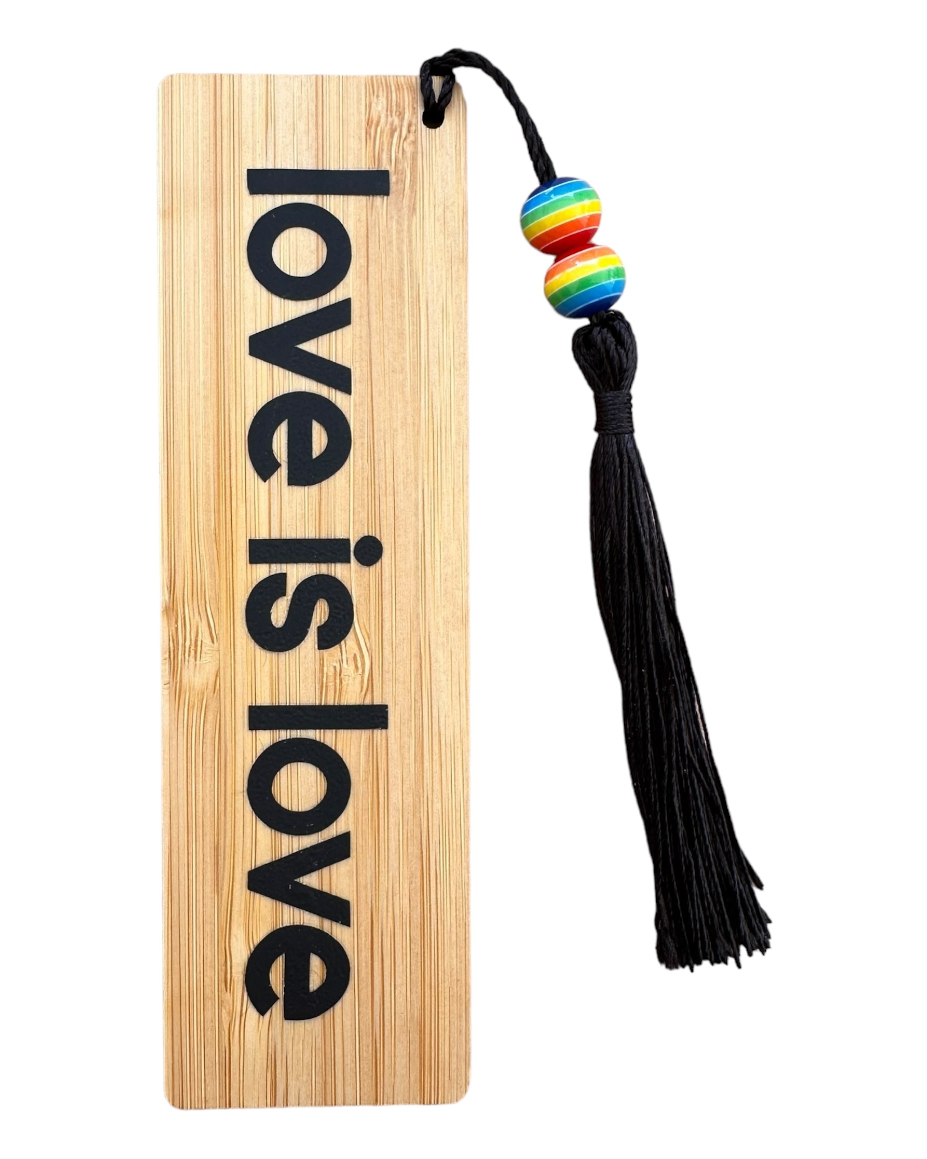 marque page lolie'z en bambou love is love
