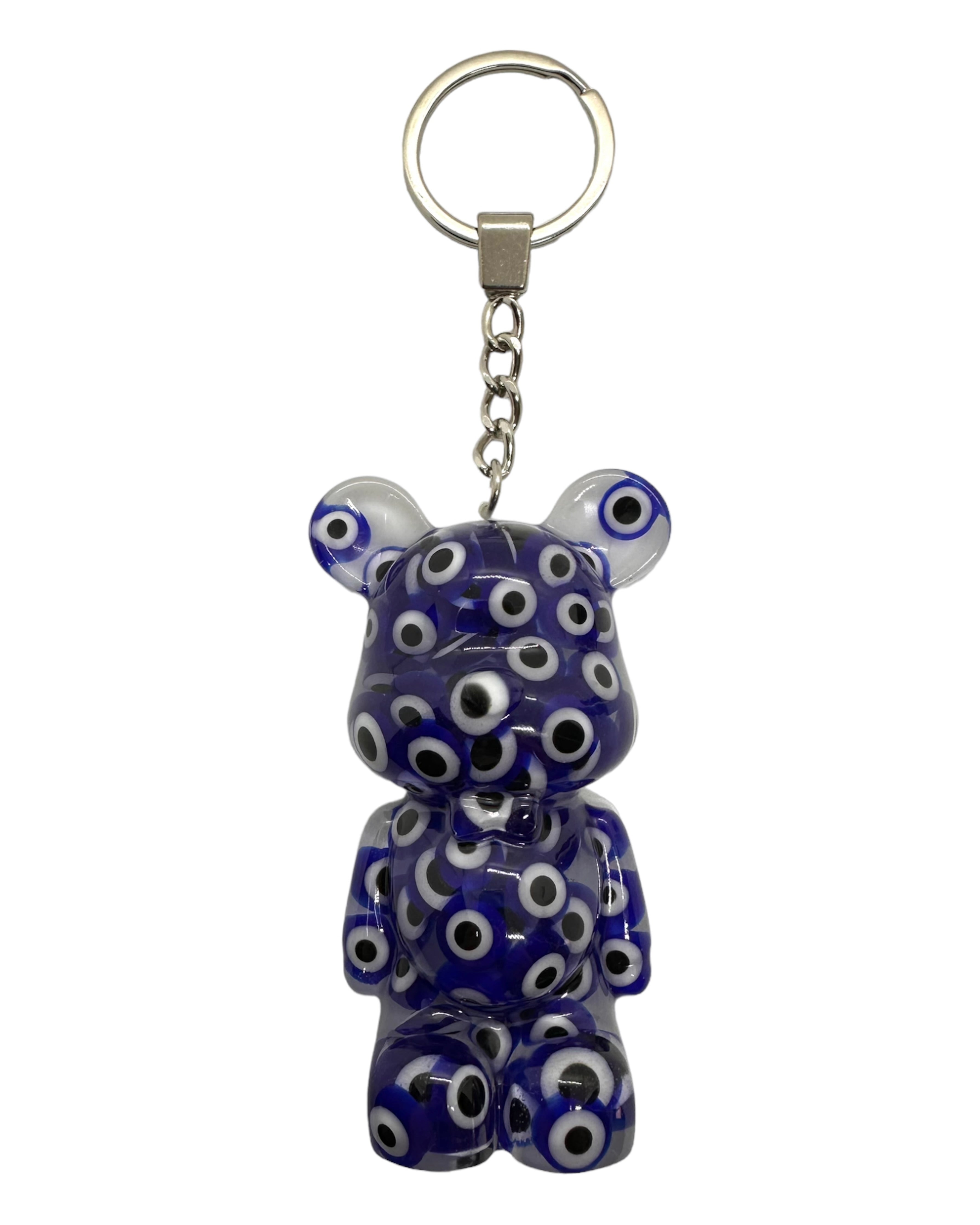 porte clés teddy'z lolie'z résine epoxy mikonos