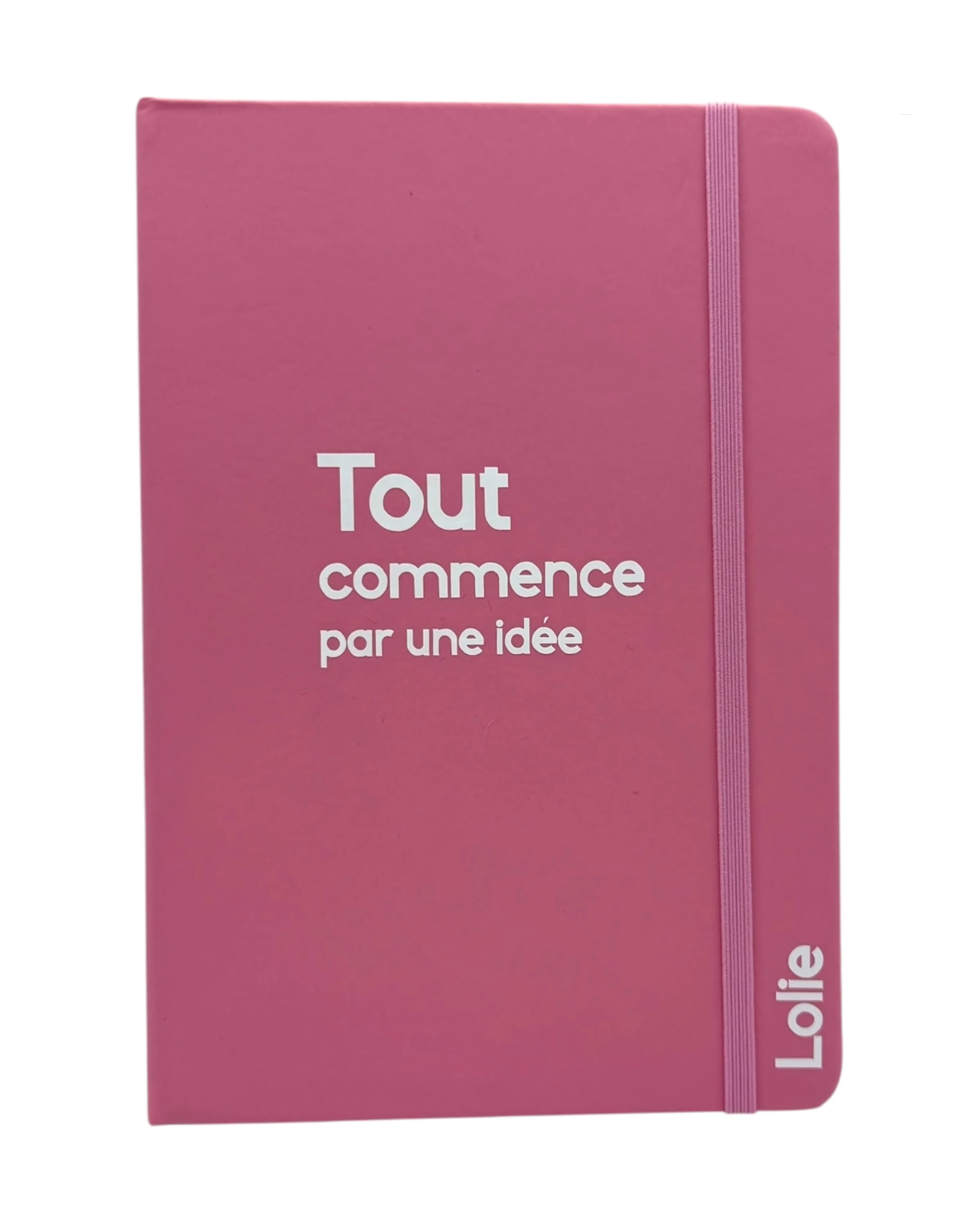 Carnet de note Tout commence par une idée, lolie'z
