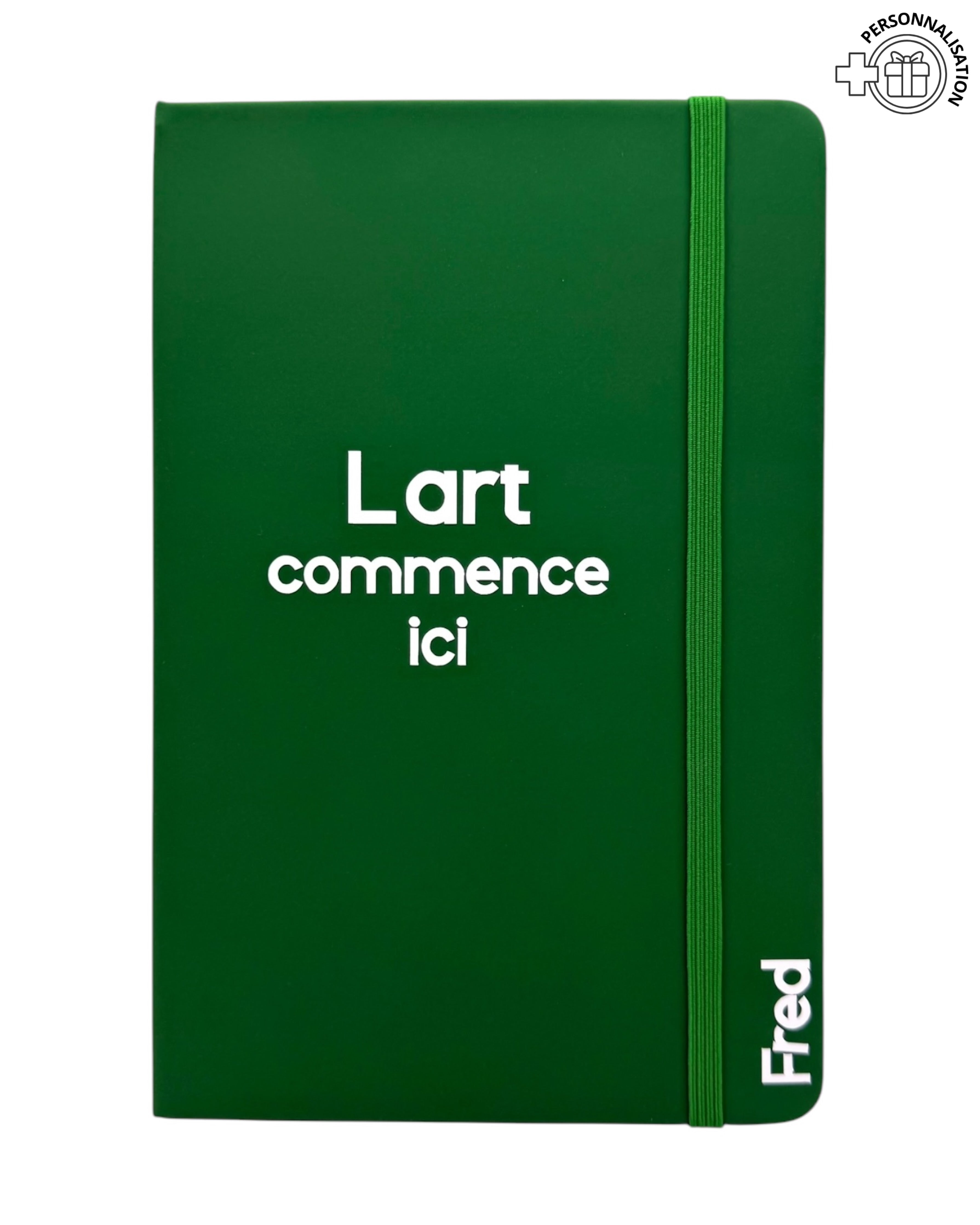 Carnet de note l'art commence ici, lolie'z
