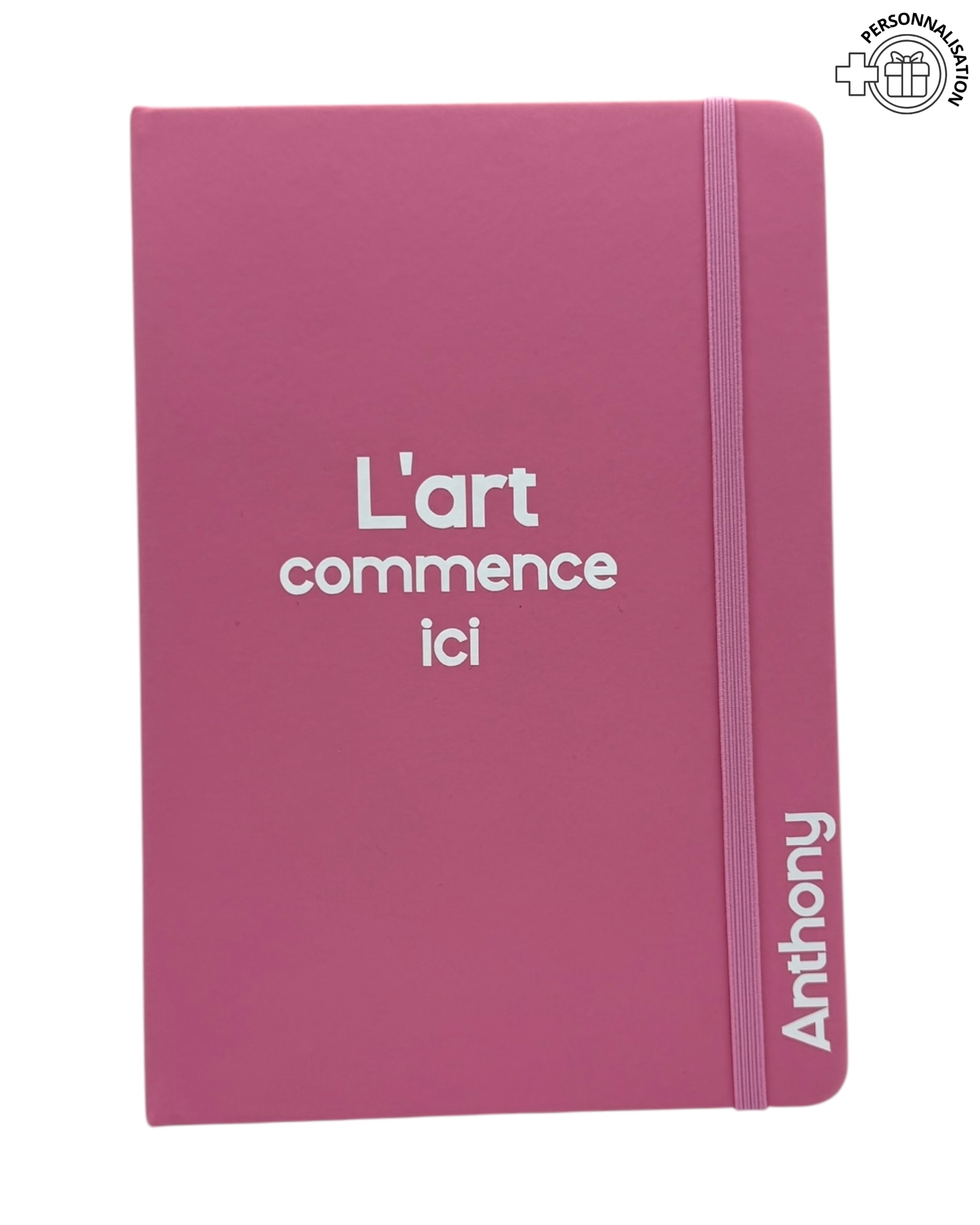 Carnet de note l'art commence ici Lolie'z
