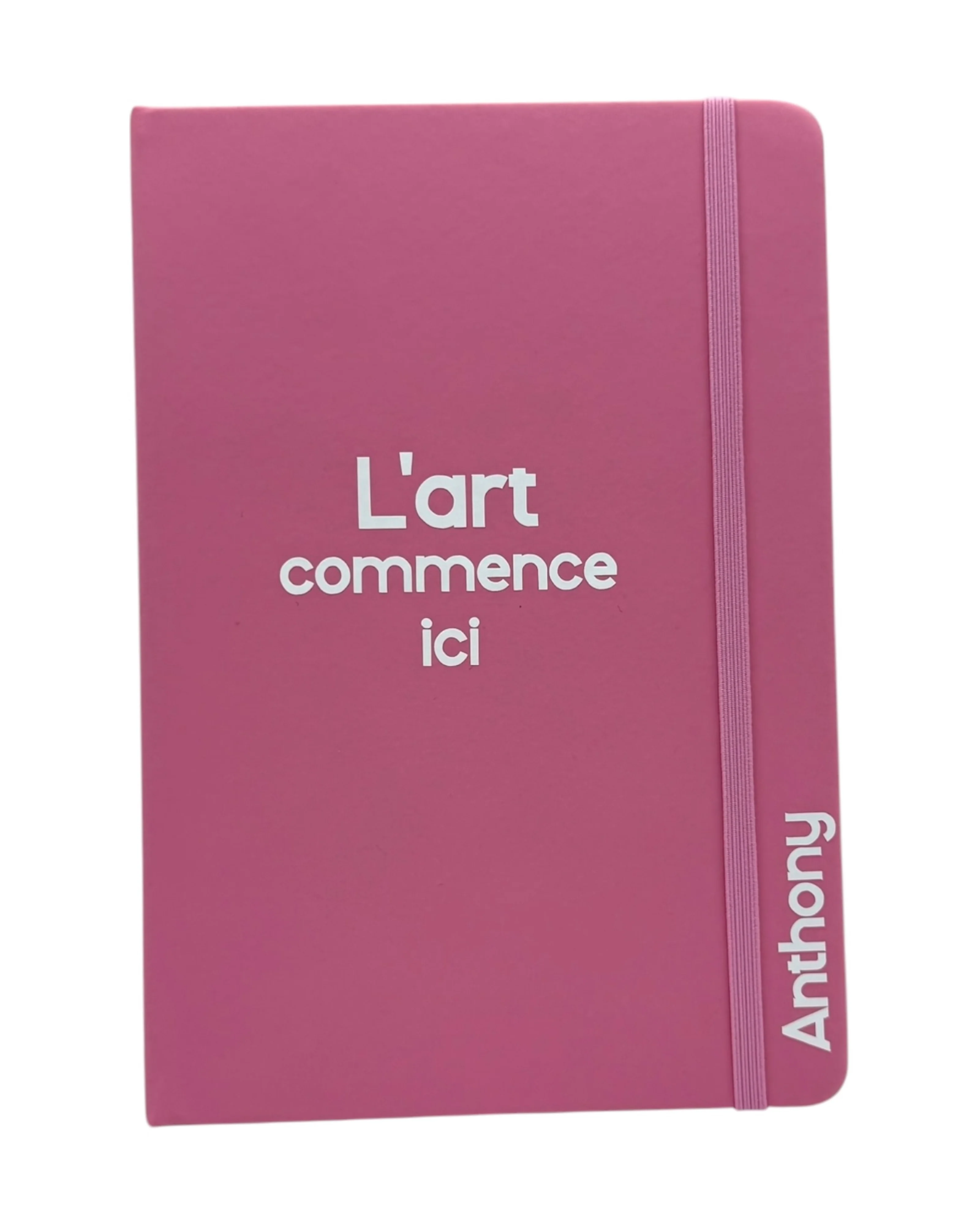 Carnet de note l'art commence ici Lolie'z