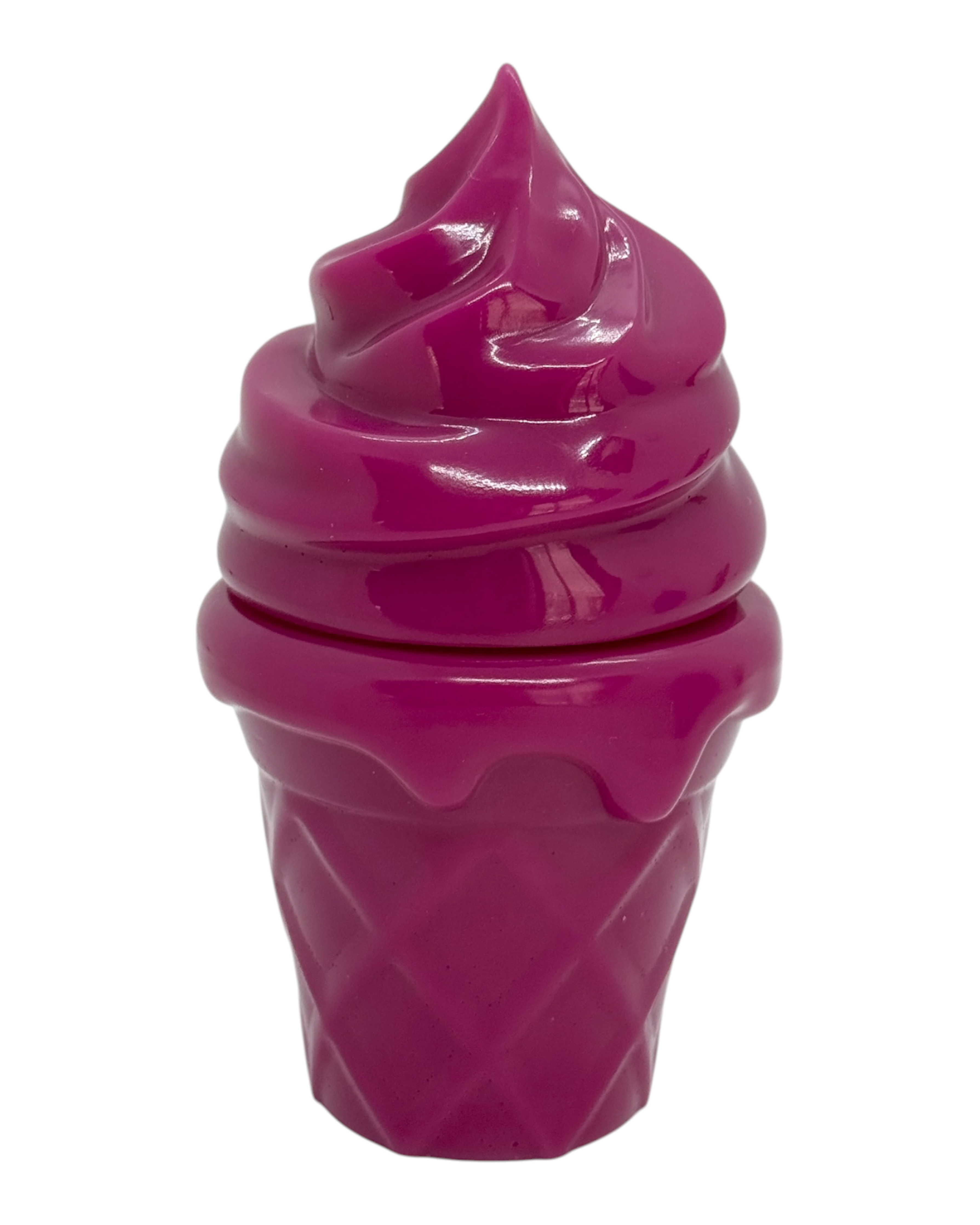 Boîte d'allumettes décorative en forme de glace, réalisée à la main en résine époxy pour apporter une touche colorée à la décoration intérieure.