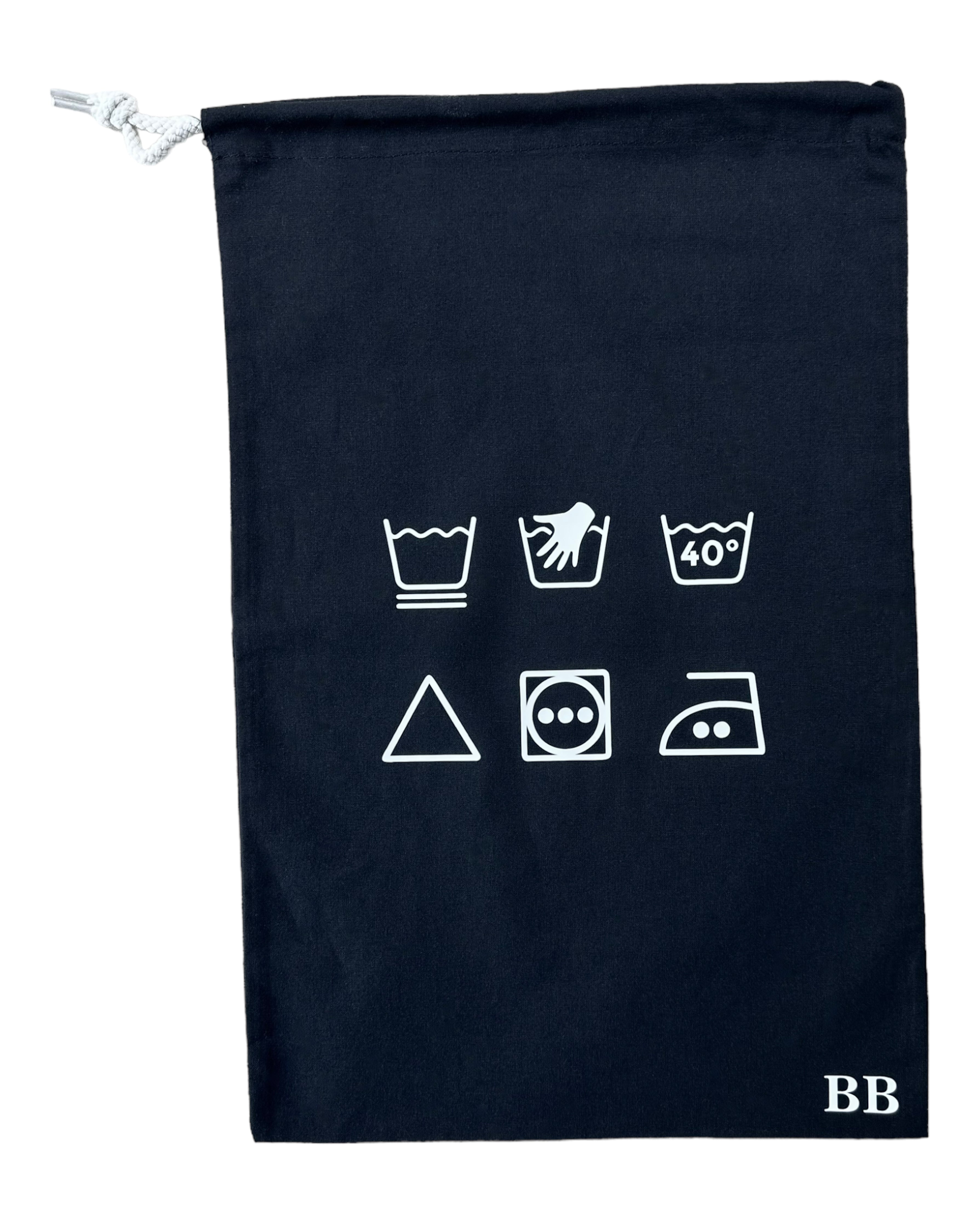 Pochon Laundry, personnalisation initiales Lolie'z