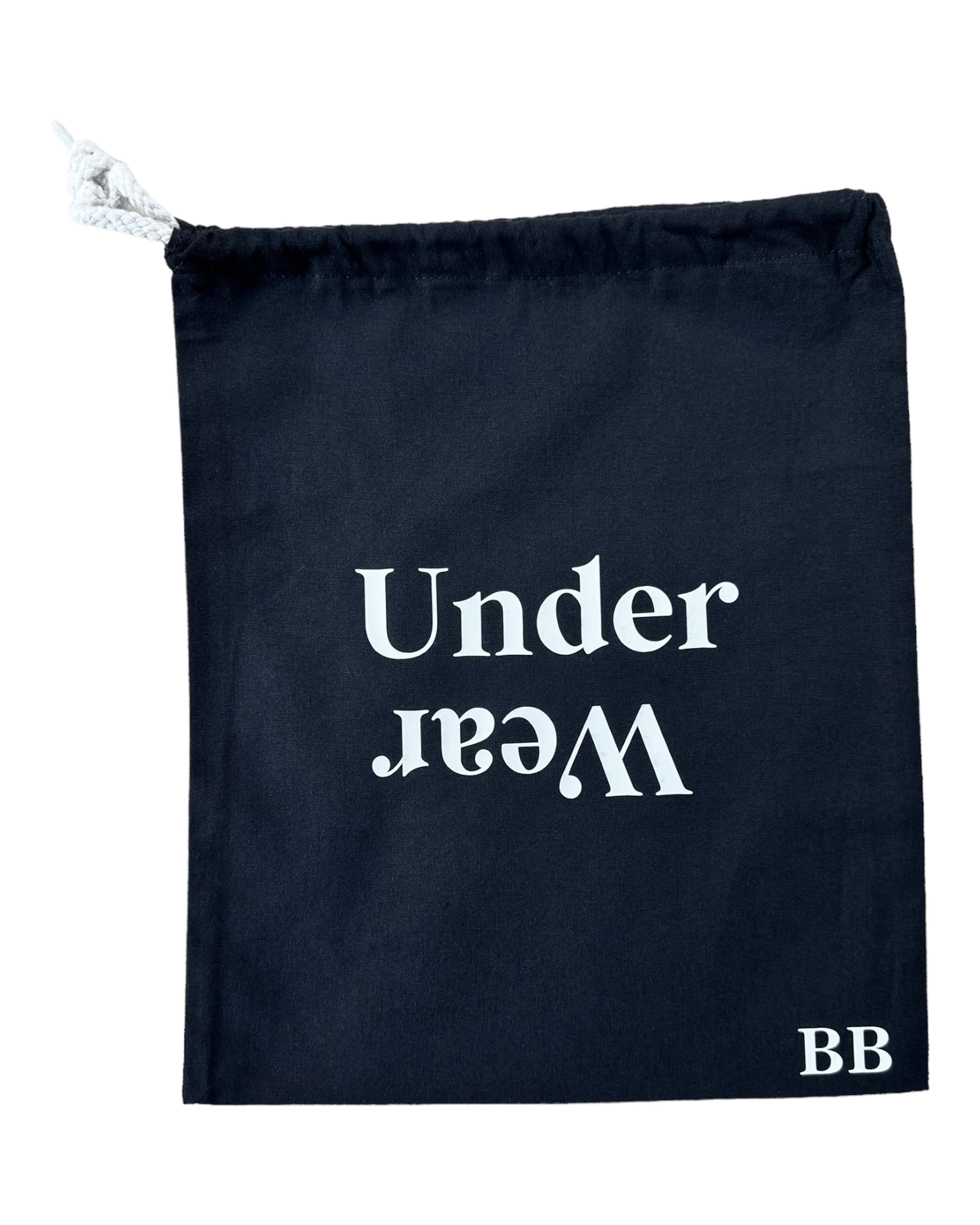 Pochon underwear, personnalisation initiales Lolie'z