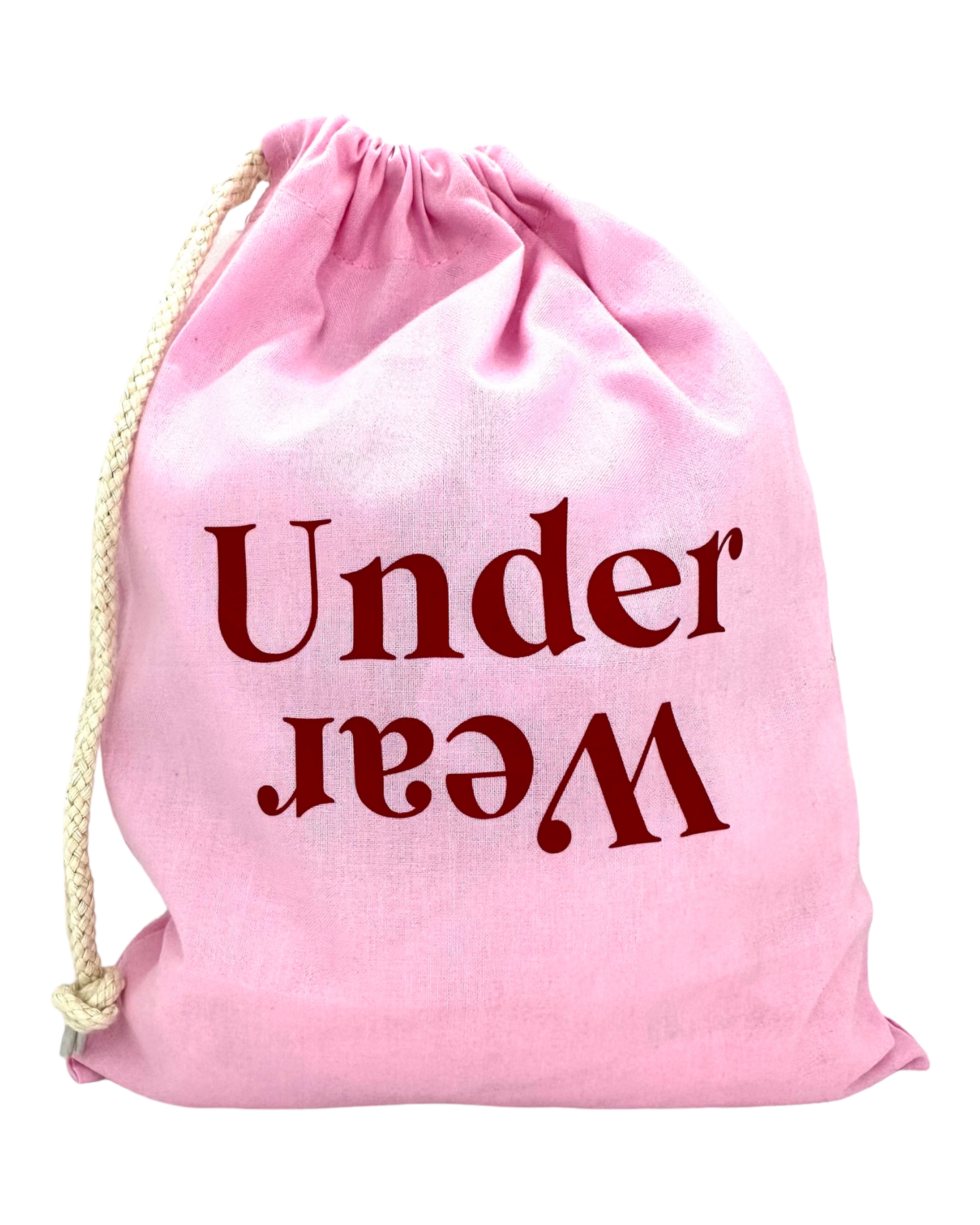 Pochon voyage underwear rose Lolie'z